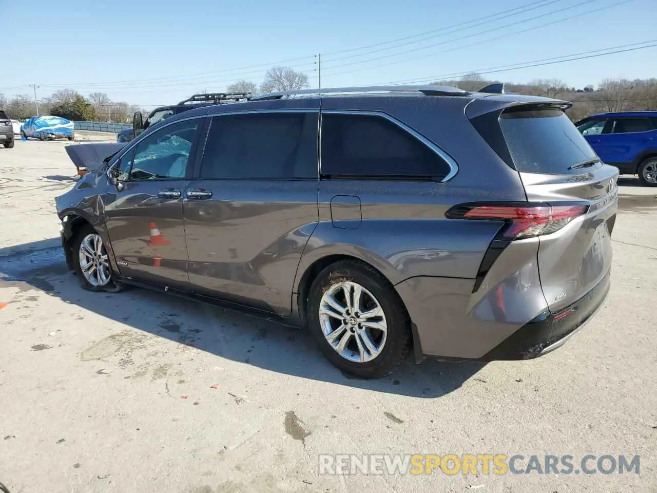 2 Фотография поврежденного автомобиля 5TDESKFC0MS030356 TOYOTA SIENNA 2021