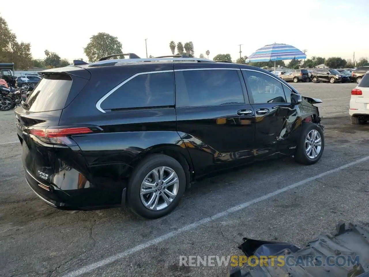 3 Фотография поврежденного автомобиля 5TDESKFC5MS033379 TOYOTA SIENNA 2021