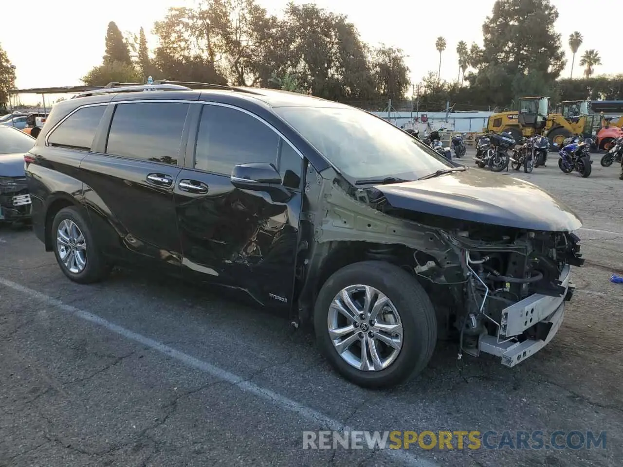 4 Фотография поврежденного автомобиля 5TDESKFC5MS033379 TOYOTA SIENNA 2021