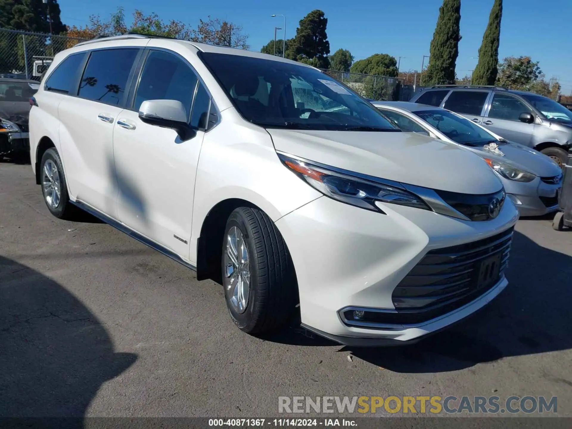 1 Photograph of a damaged car 5TDESKFC6MS013142 TOYOTA SIENNA 2021
