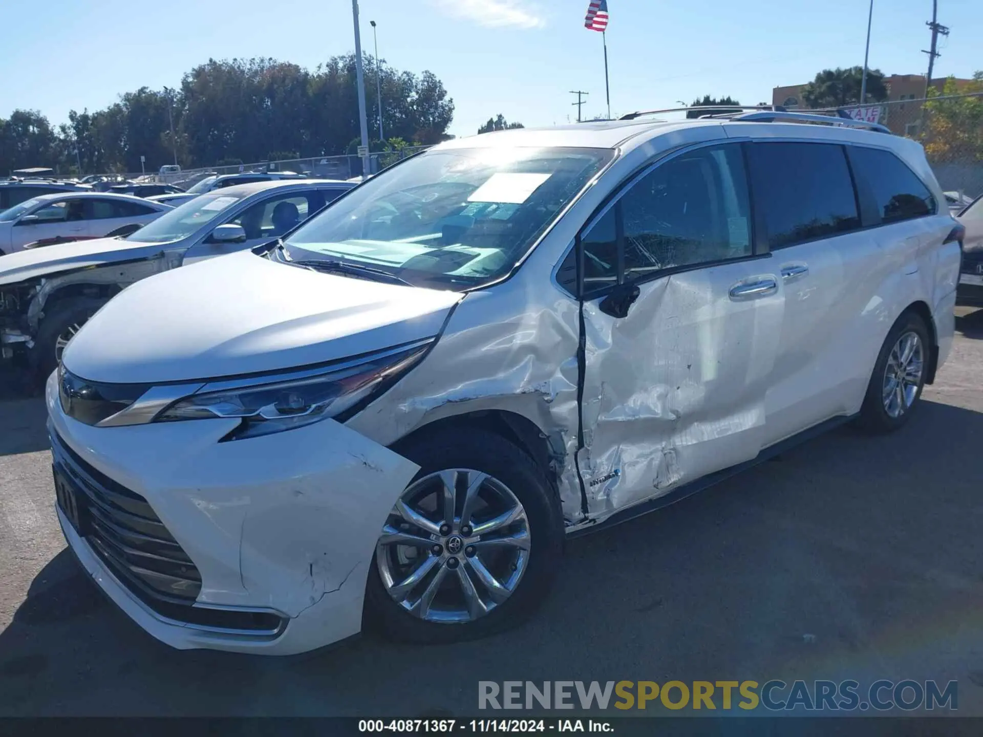 6 Photograph of a damaged car 5TDESKFC6MS013142 TOYOTA SIENNA 2021
