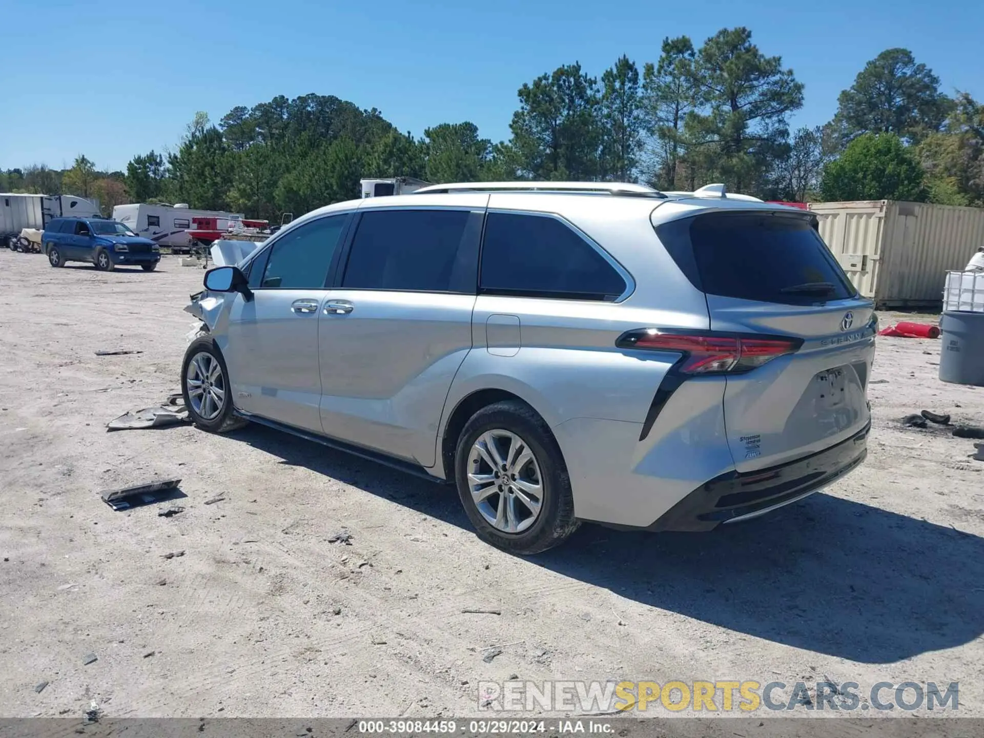 3 Фотография поврежденного автомобиля 5TDESKFC9MS001695 TOYOTA SIENNA 2021
