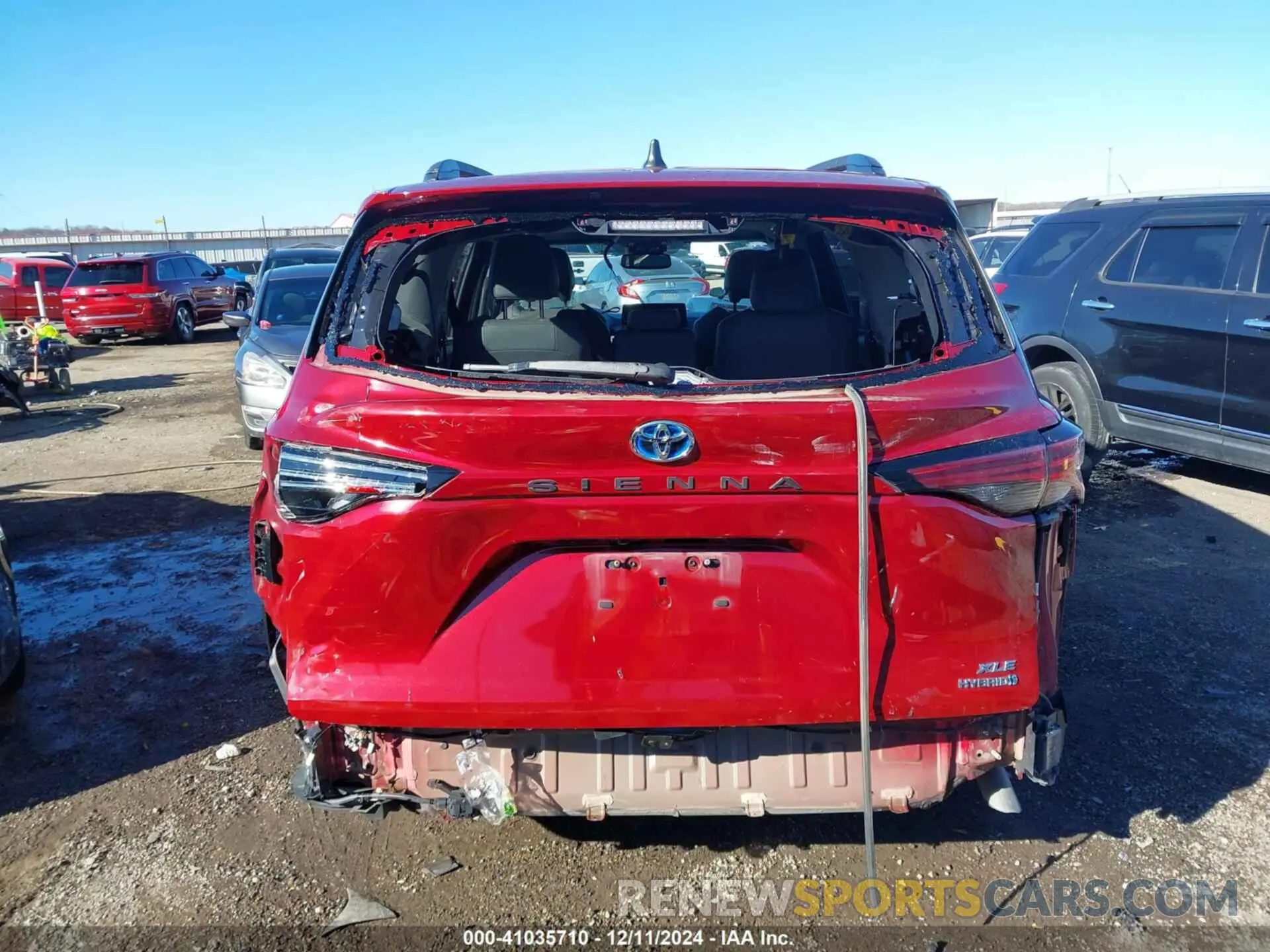 17 Фотография поврежденного автомобиля 5TDJRKEC0MS009616 TOYOTA SIENNA 2021