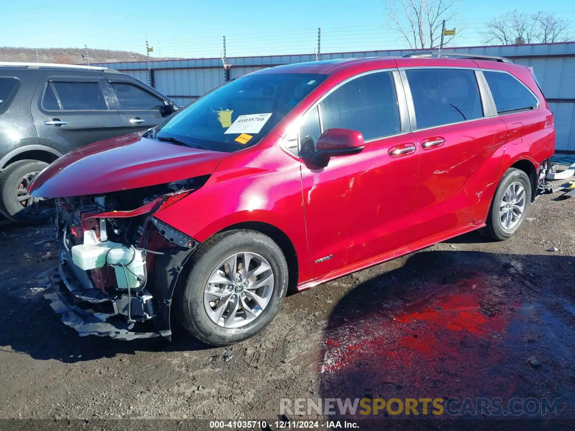 2 Фотография поврежденного автомобиля 5TDJRKEC0MS009616 TOYOTA SIENNA 2021