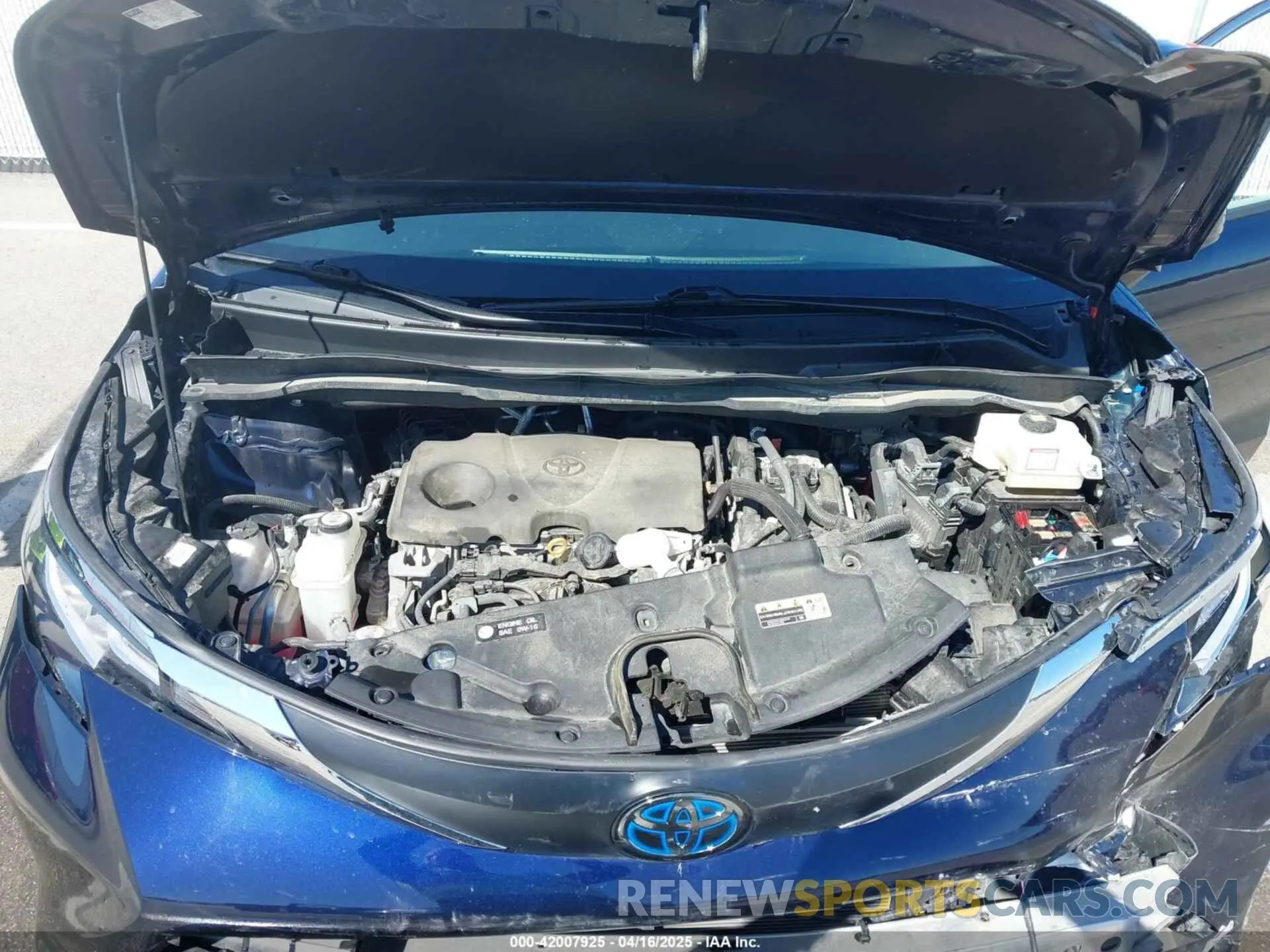 10 Фотография поврежденного автомобиля 5TDJRKEC2MS023873 TOYOTA SIENNA 2021