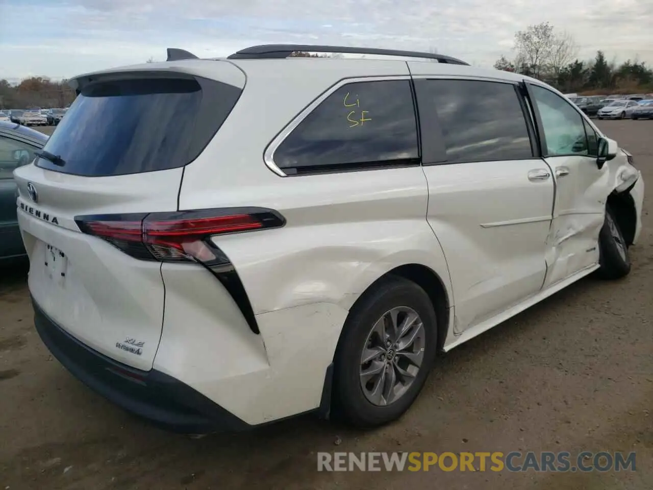 4 Photograph of a damaged car 5TDJSKFC0MS020120 TOYOTA SIENNA 2021