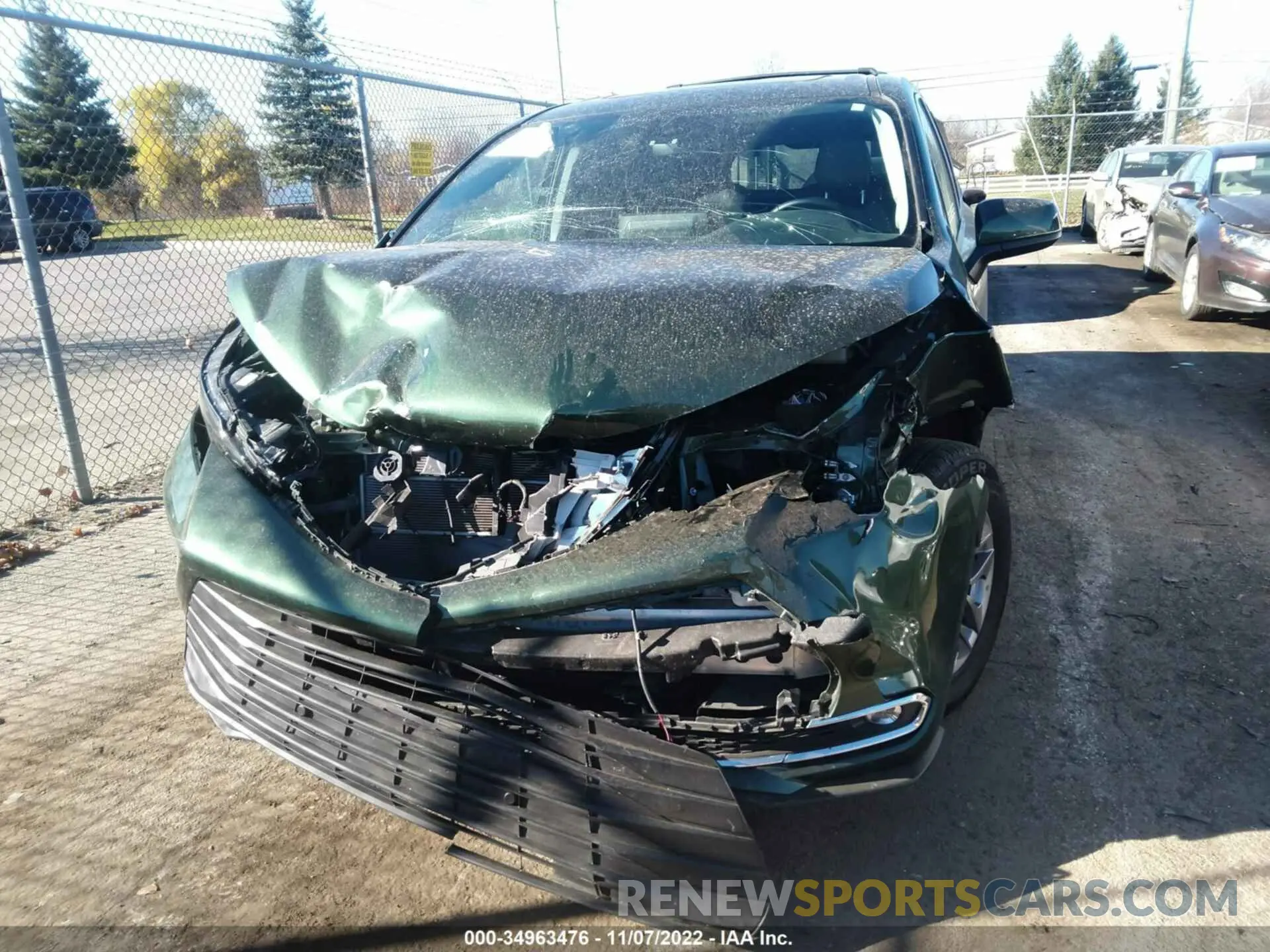 6 Photograph of a damaged car 5TDJSKFC5MS017004 TOYOTA SIENNA 2021