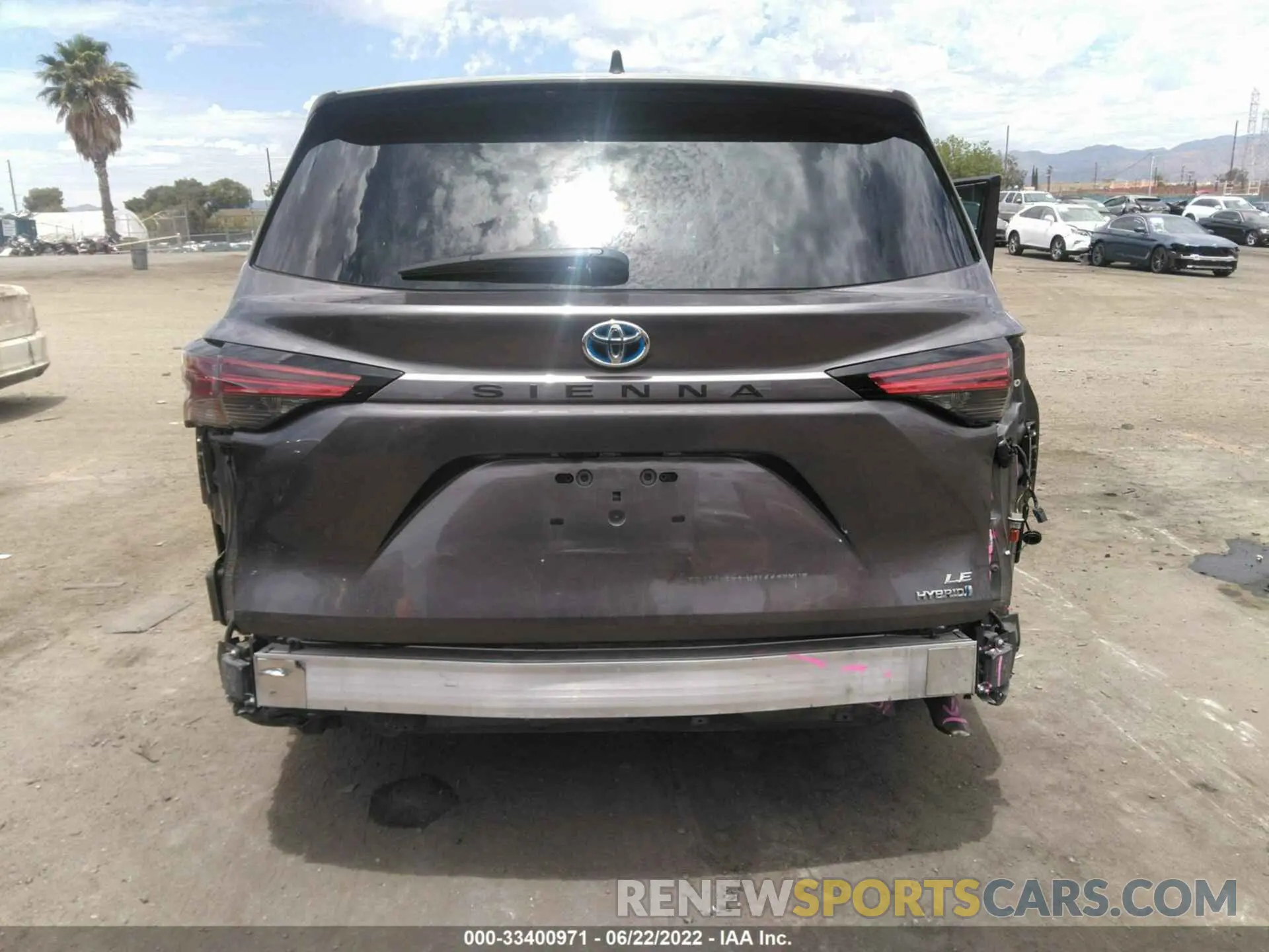 6 Фотография поврежденного автомобиля 5TDKRKEC4MS035513 TOYOTA SIENNA 2021