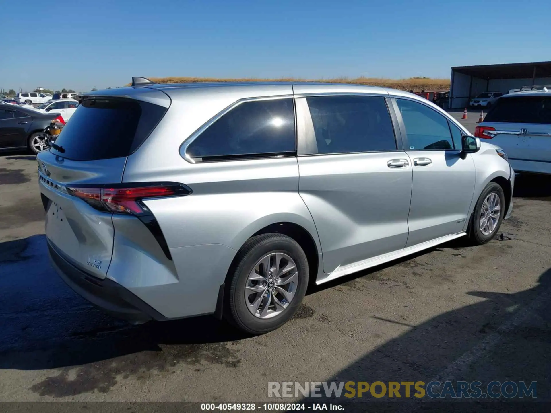 4 Фотография поврежденного автомобиля 5TDKRKEC4MS074294 TOYOTA SIENNA 2021
