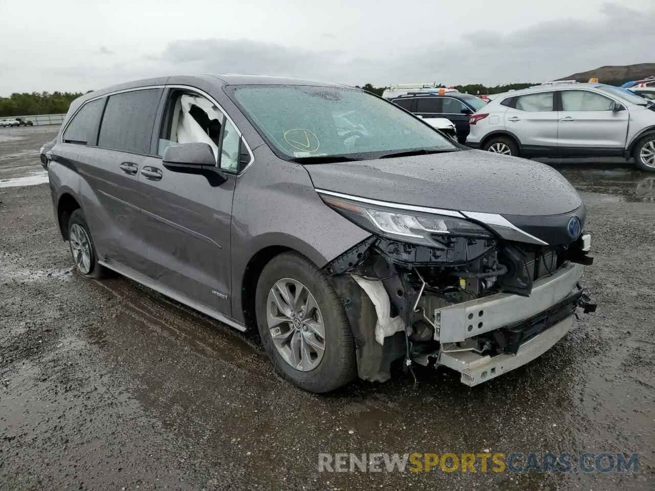 1 Фотография поврежденного автомобиля 5TDKRKEC6MS014470 TOYOTA SIENNA 2021