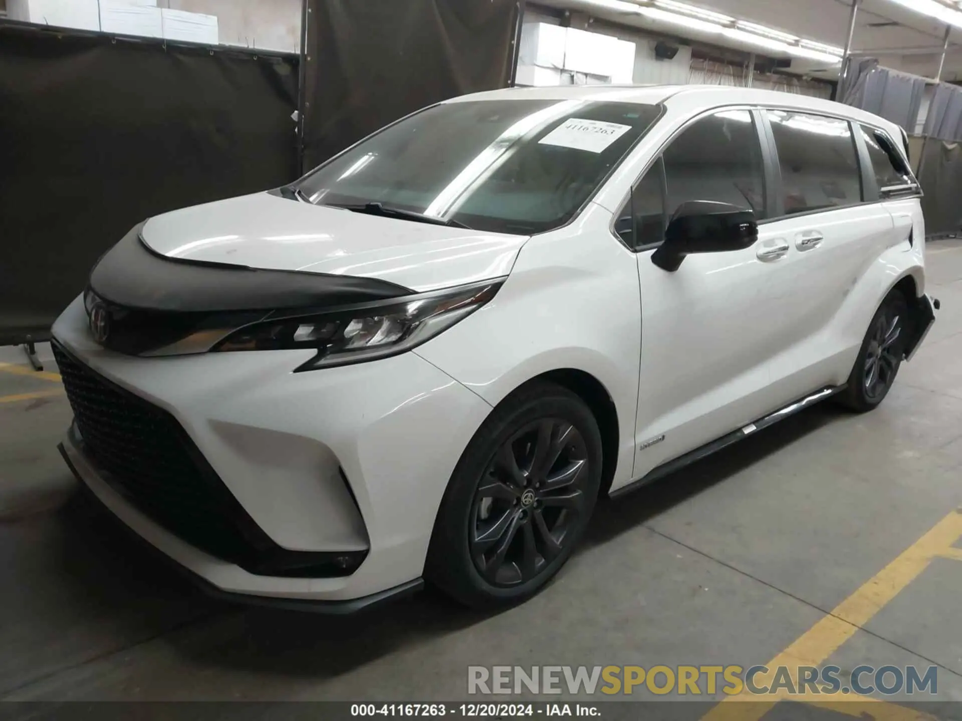 2 Фотография поврежденного автомобиля 5TDXRKEC6MS005385 TOYOTA SIENNA 2021
