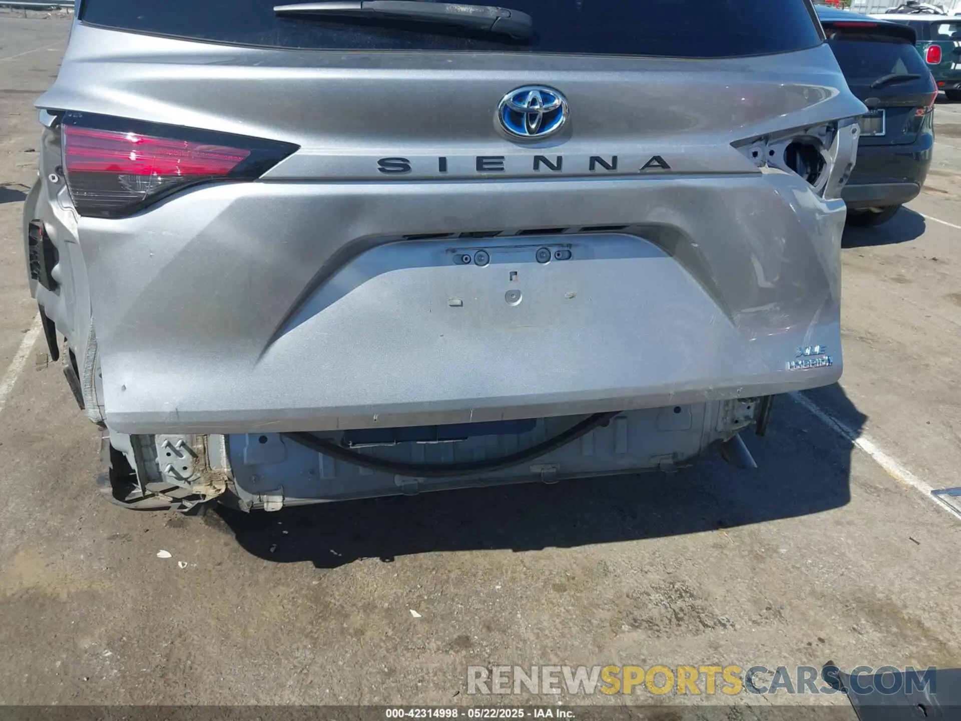 6 Фотография поврежденного автомобиля 5TDYRKEC3MS026473 TOYOTA SIENNA 2021