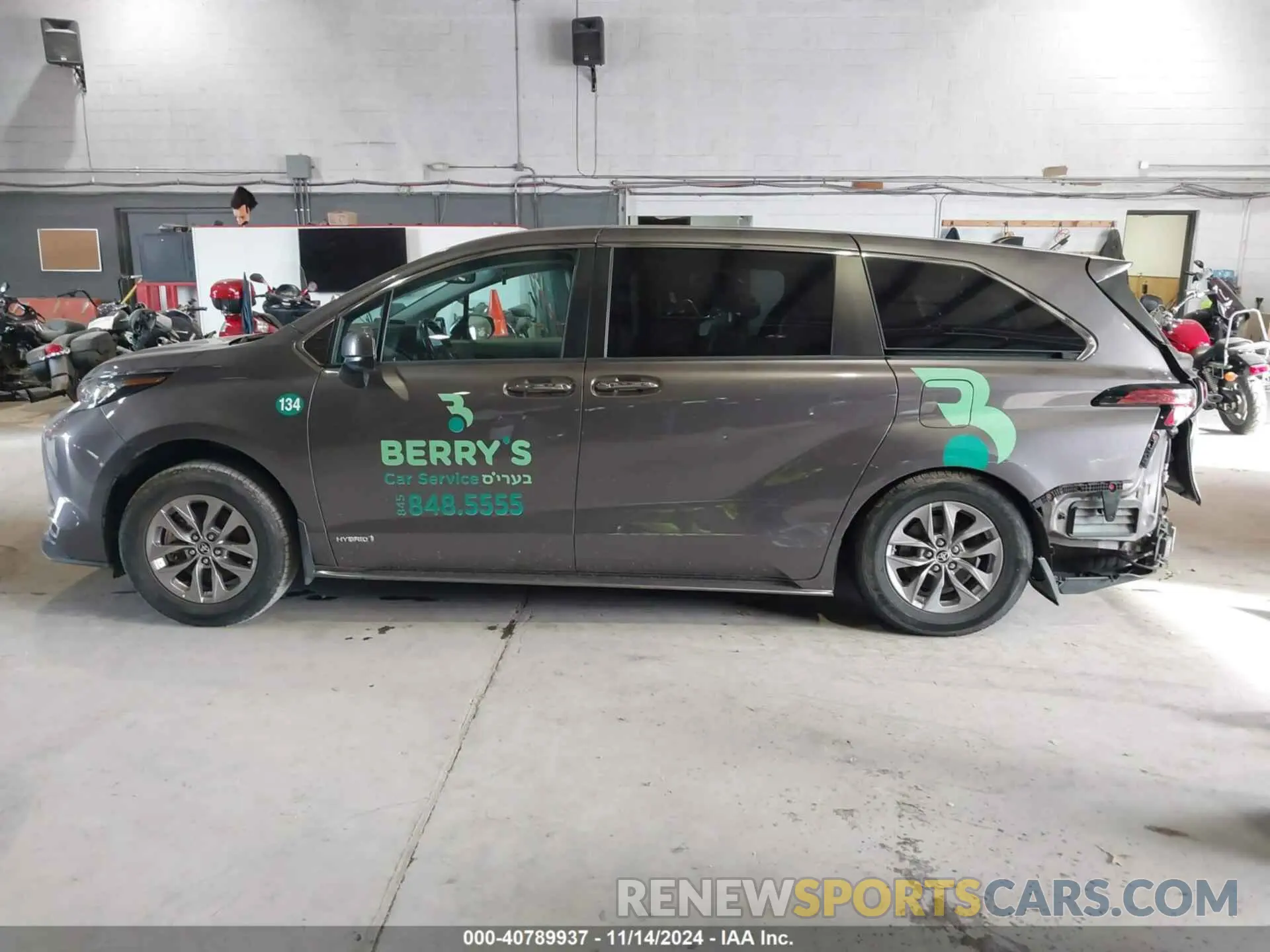 15 Photograph of a damaged car 5TDYRKEC4MS012470 TOYOTA SIENNA 2021