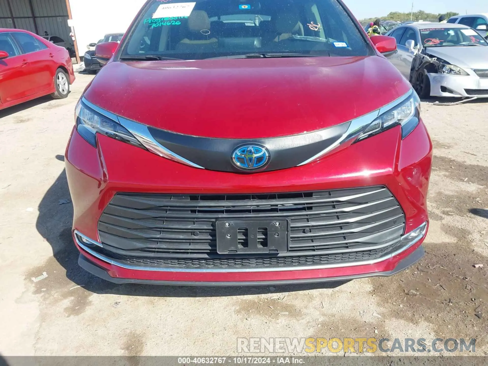13 Фотография поврежденного автомобиля 5TDYRKEC4MS041371 TOYOTA SIENNA 2021