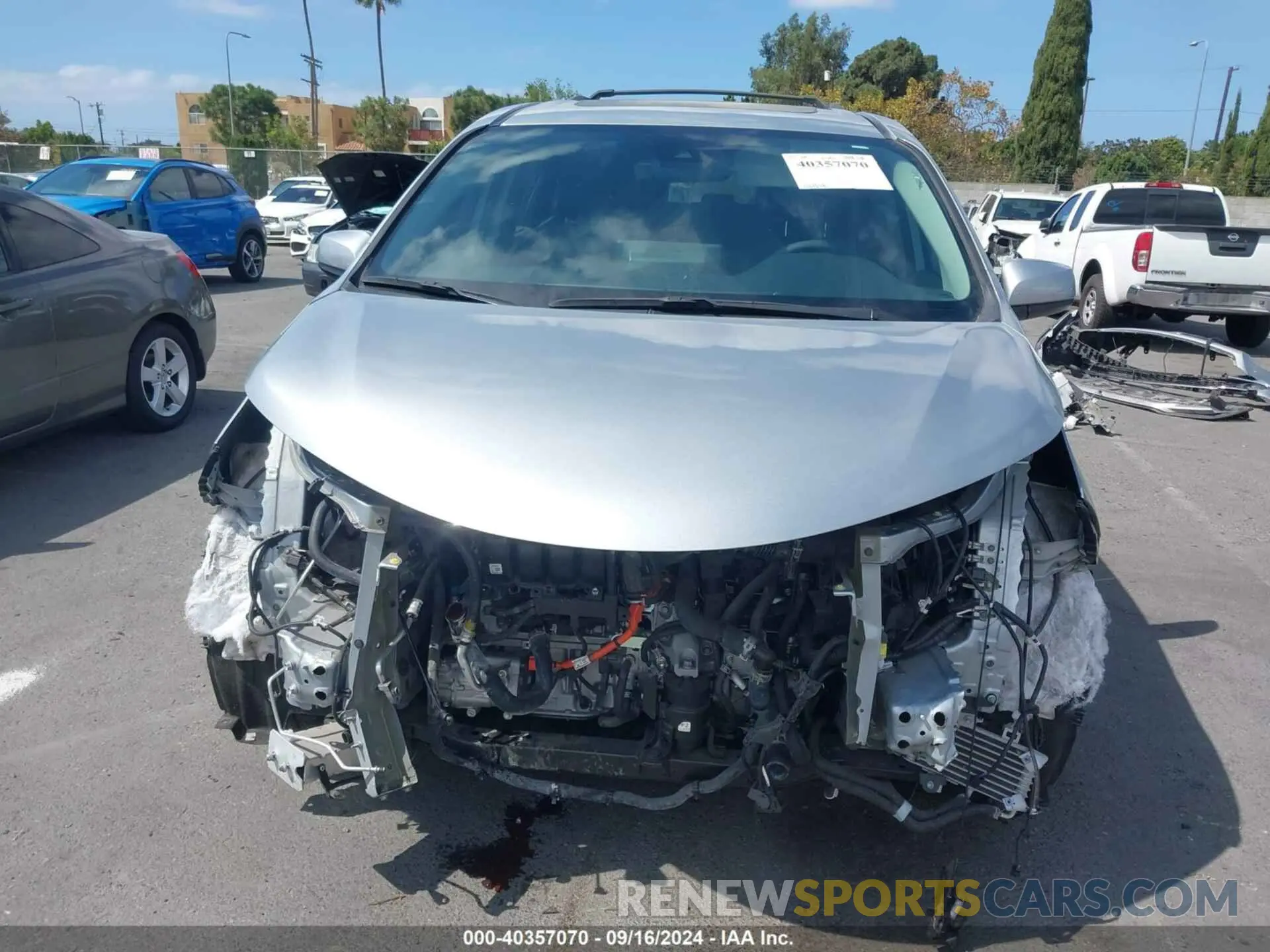 13 Фотография поврежденного автомобиля 5TDYRKEC8MS072638 TOYOTA SIENNA 2021