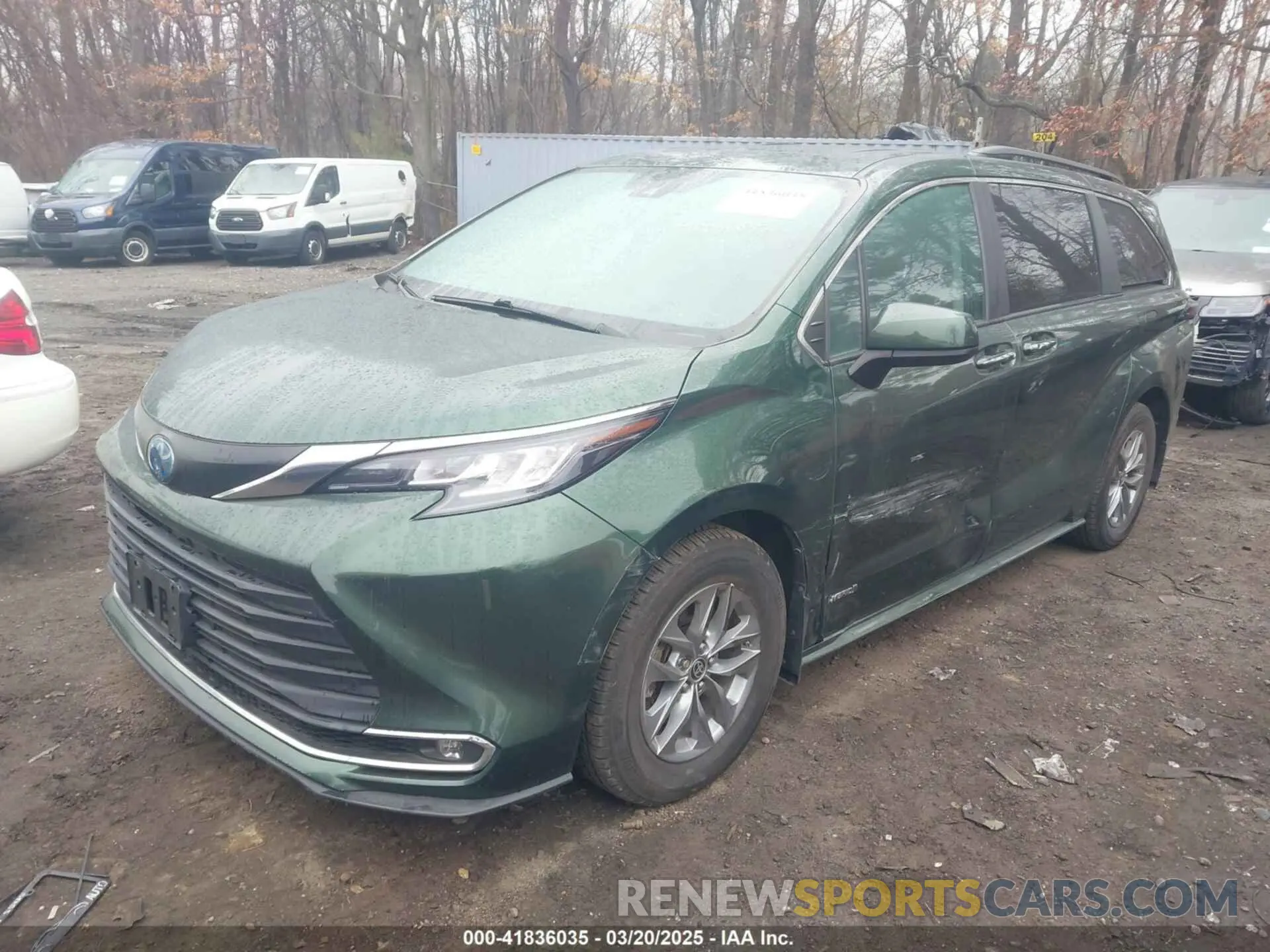 2 Photograph of a damaged car 5TDYRKEC9MS063446 TOYOTA SIENNA 2021