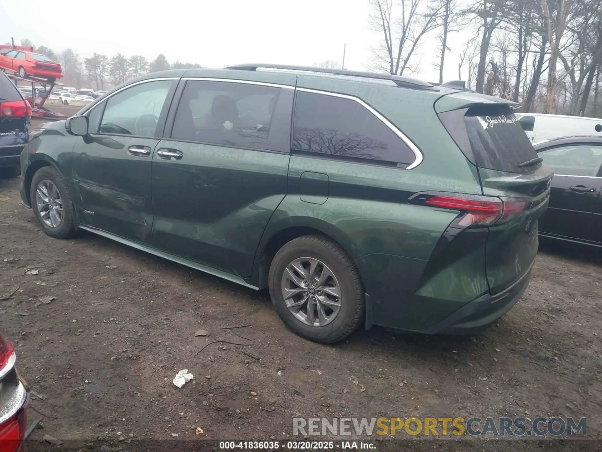 3 Photograph of a damaged car 5TDYRKEC9MS063446 TOYOTA SIENNA 2021