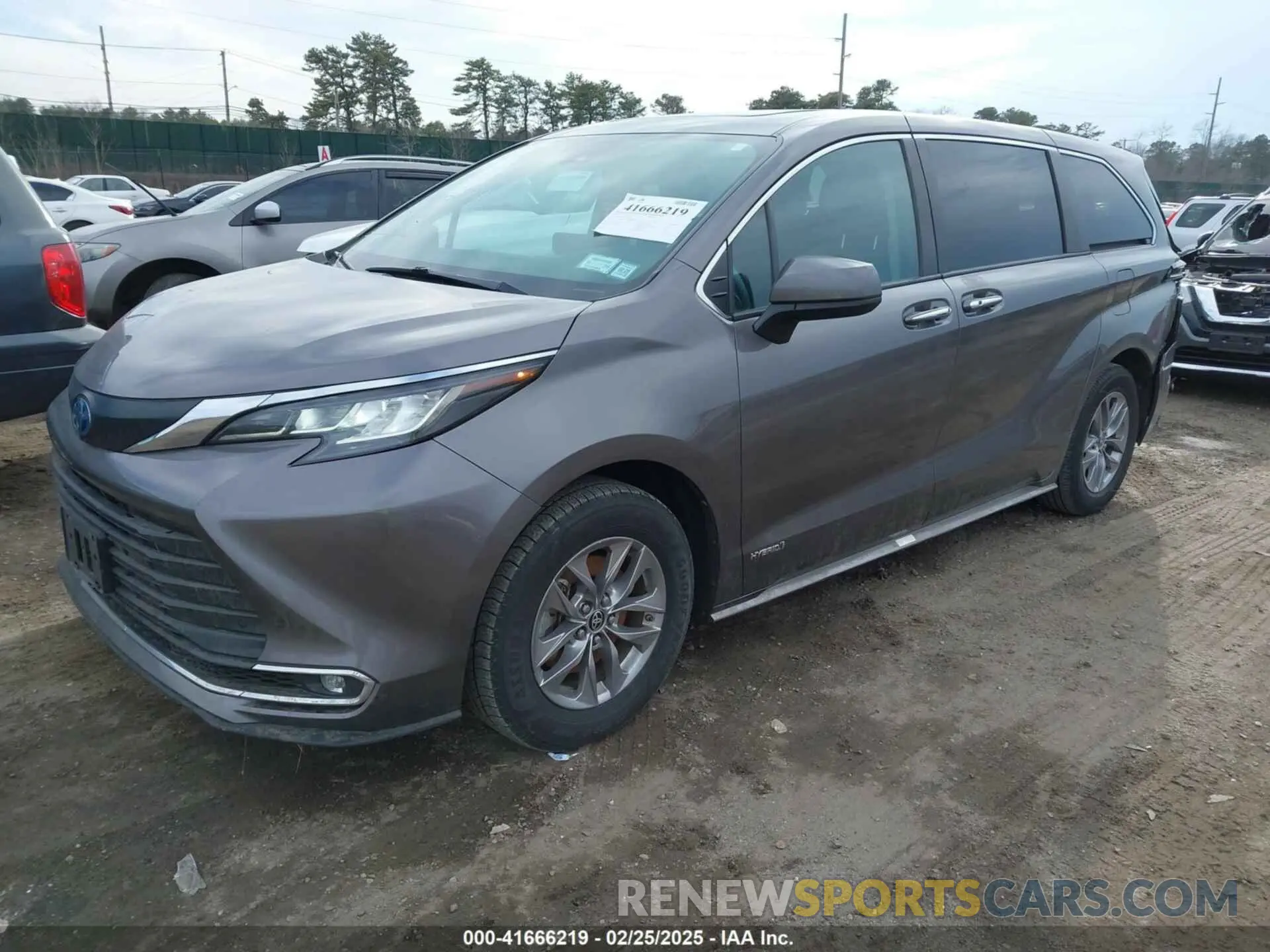 2 Photograph of a damaged car 5TDYSKFC1MS003048 TOYOTA SIENNA 2021