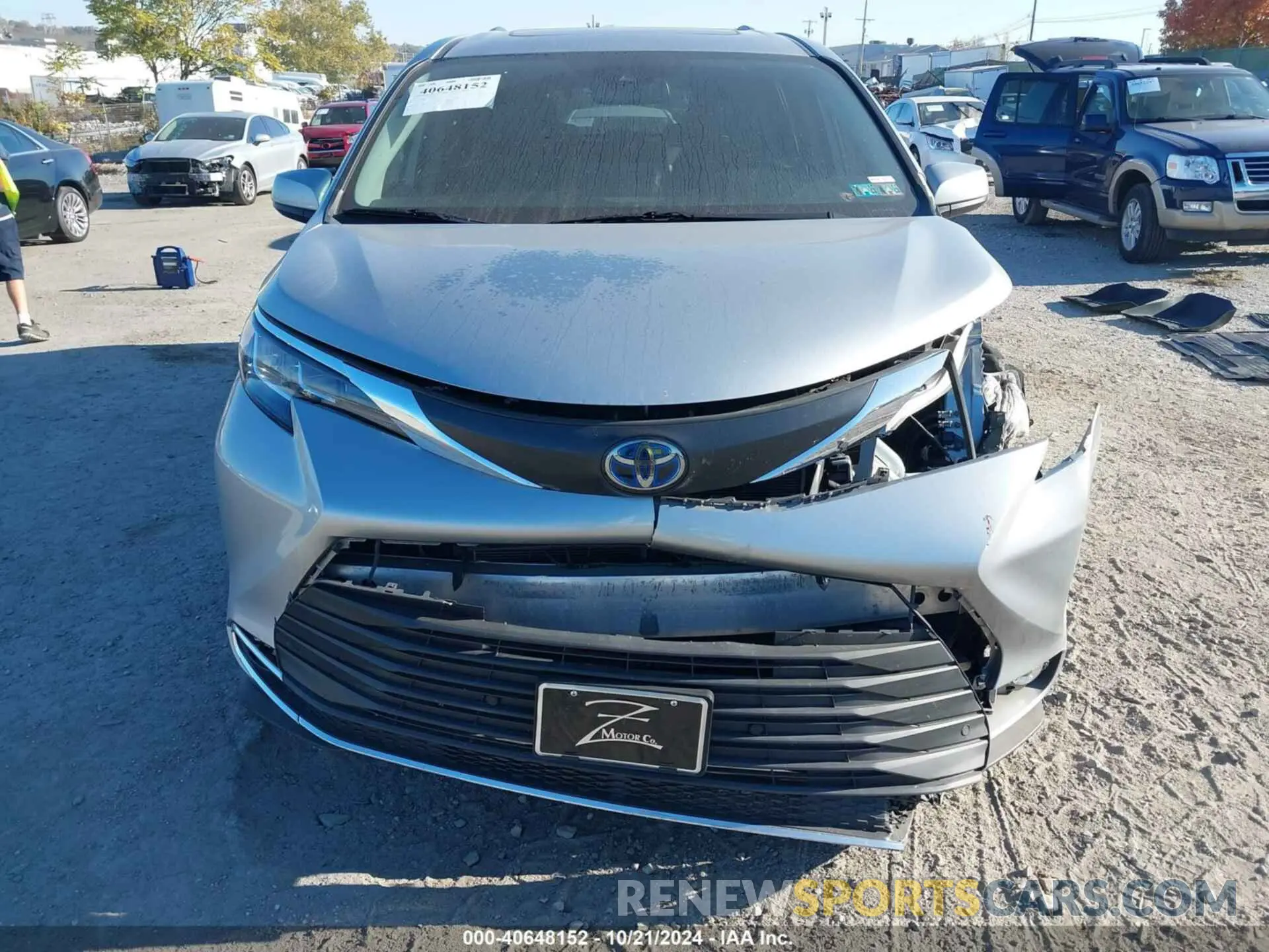 13 Фотография поврежденного автомобиля 5TDYSKFC1MS024983 TOYOTA SIENNA 2021