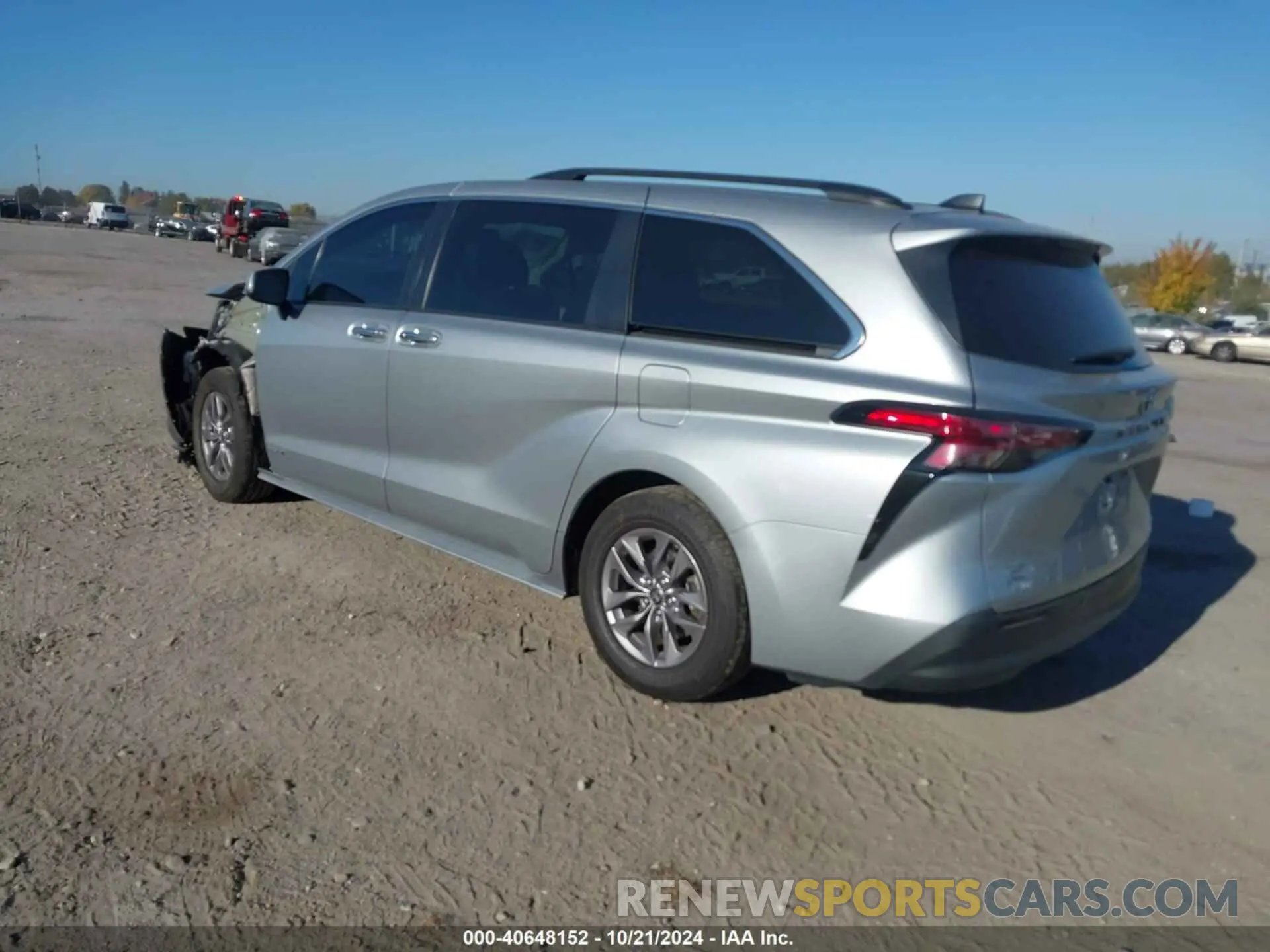 3 Фотография поврежденного автомобиля 5TDYSKFC1MS024983 TOYOTA SIENNA 2021