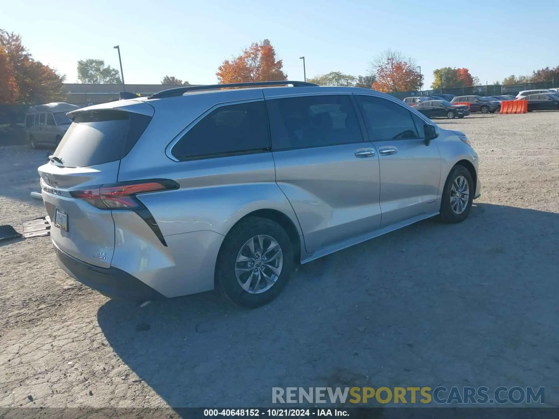 4 Фотография поврежденного автомобиля 5TDYSKFC1MS024983 TOYOTA SIENNA 2021