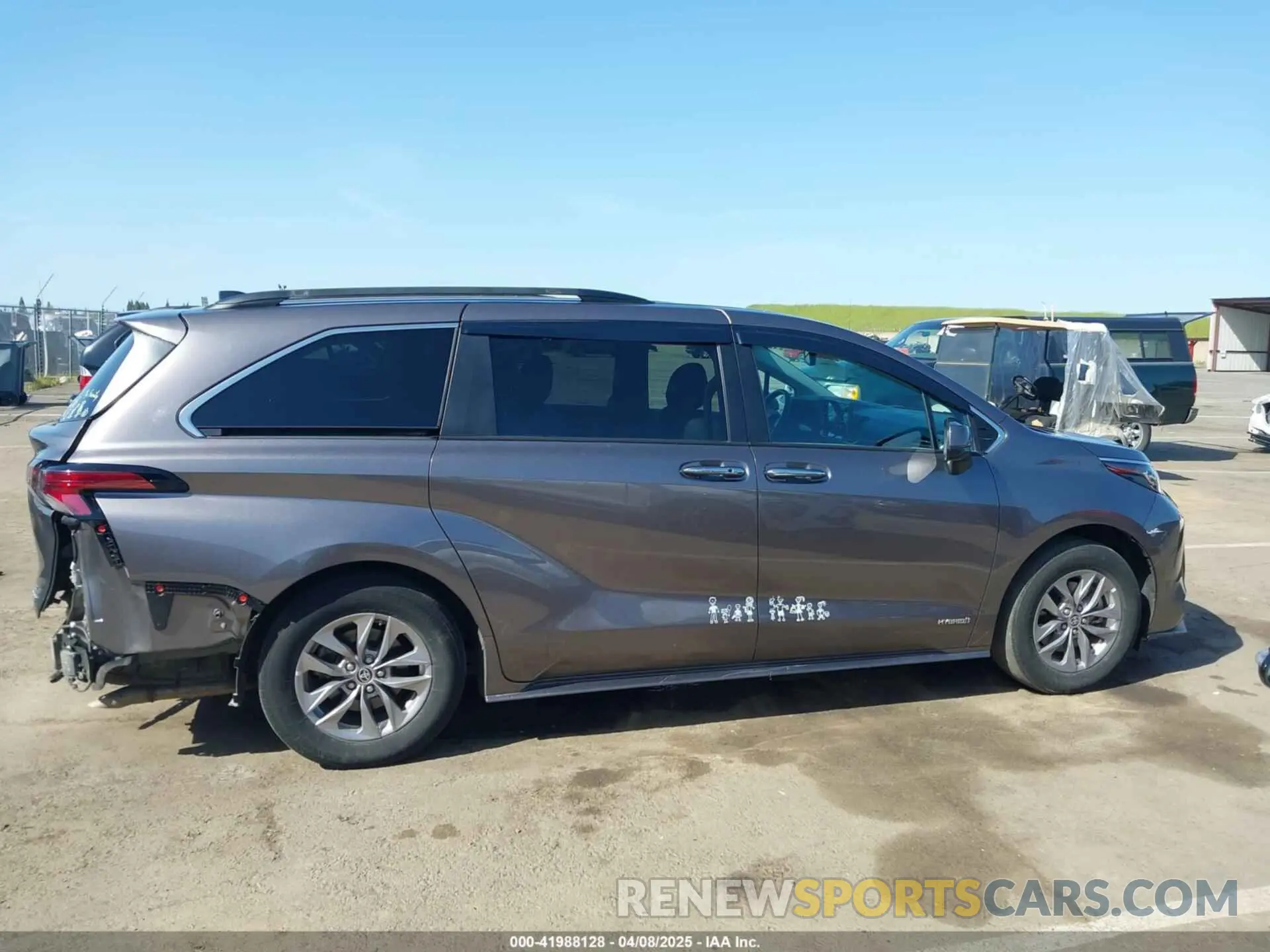 14 Фотография поврежденного автомобиля 5TDYSKFC4MS035573 TOYOTA SIENNA 2021