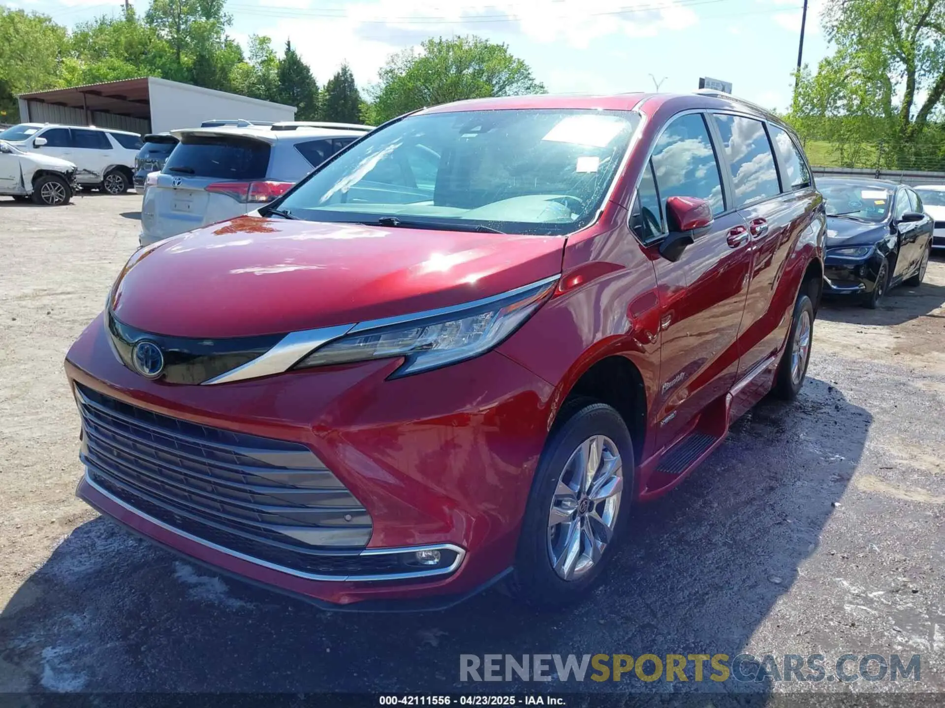 2 Фотография поврежденного автомобиля 5TDZRKEC0MS038956 TOYOTA SIENNA 2021