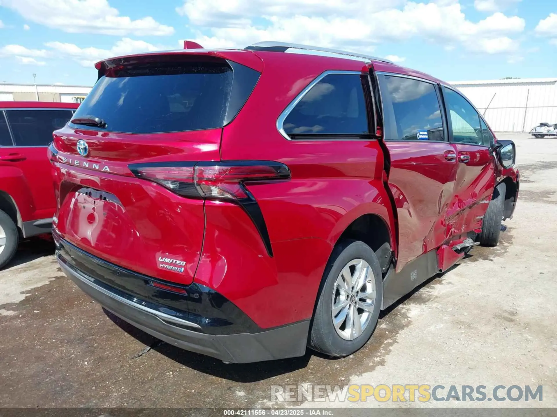 4 Фотография поврежденного автомобиля 5TDZRKEC0MS038956 TOYOTA SIENNA 2021
