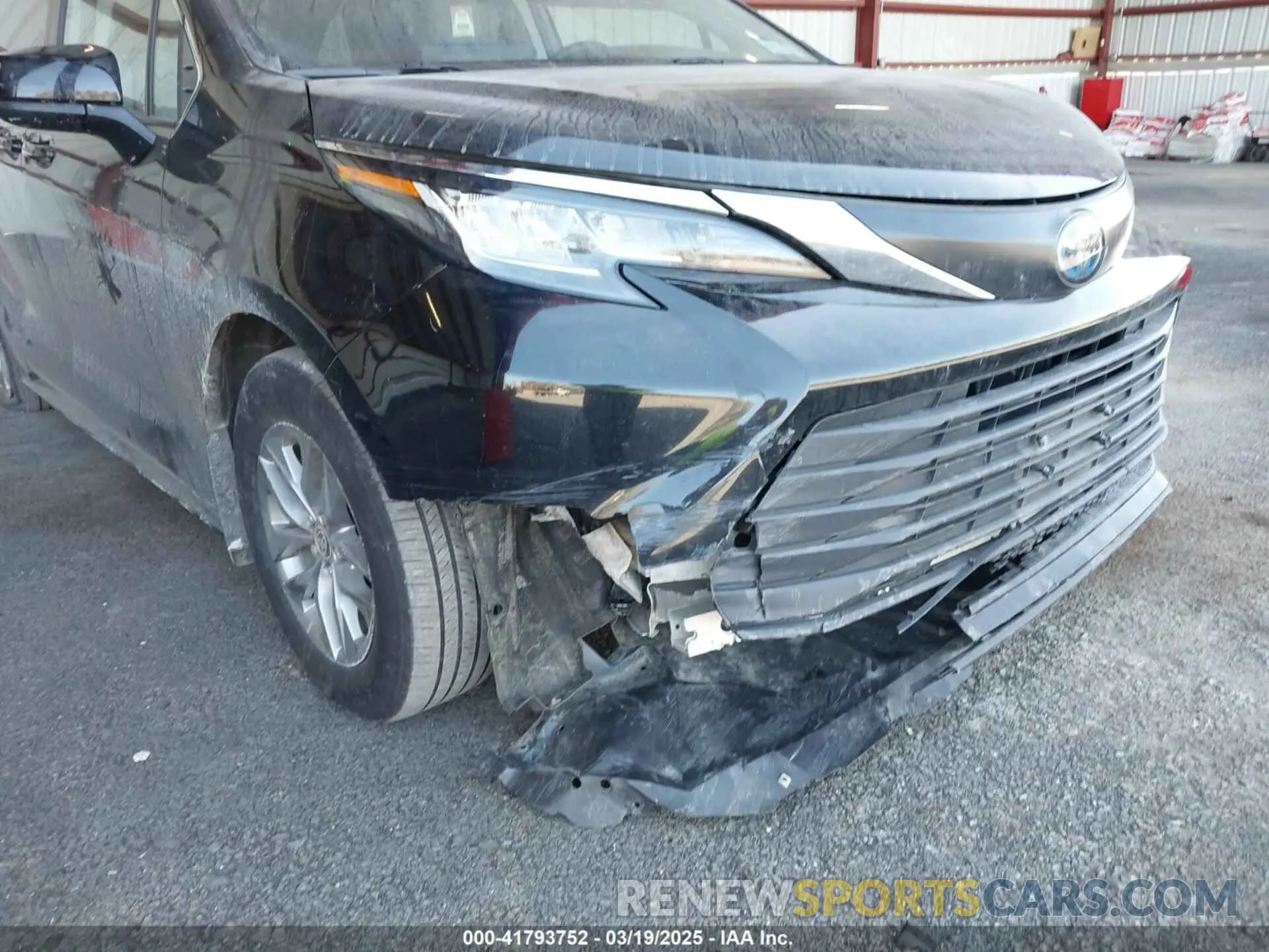 6 Фотография поврежденного автомобиля 5TDBRKEC6NS086528 TOYOTA SIENNA 2022