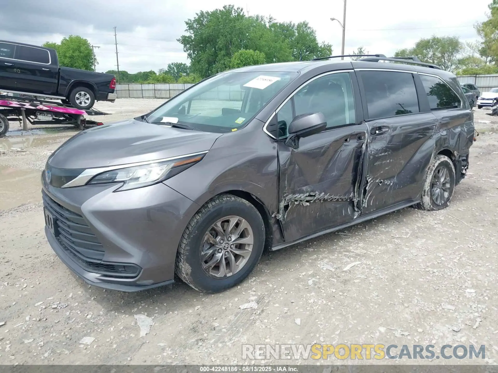 2 Фотография поврежденного автомобиля 5TDBSKFC8NS062850 TOYOTA SIENNA 2022