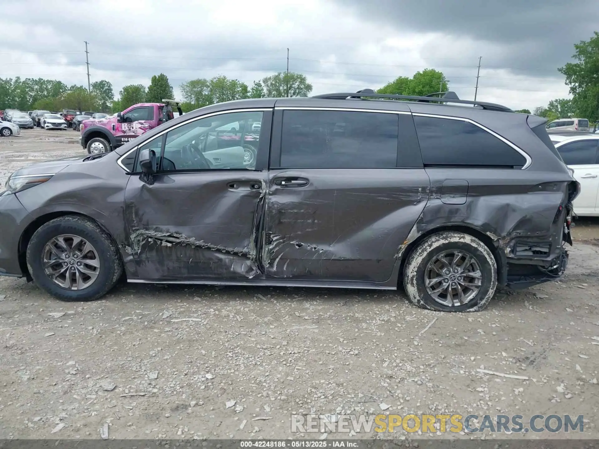 6 Фотография поврежденного автомобиля 5TDBSKFC8NS062850 TOYOTA SIENNA 2022