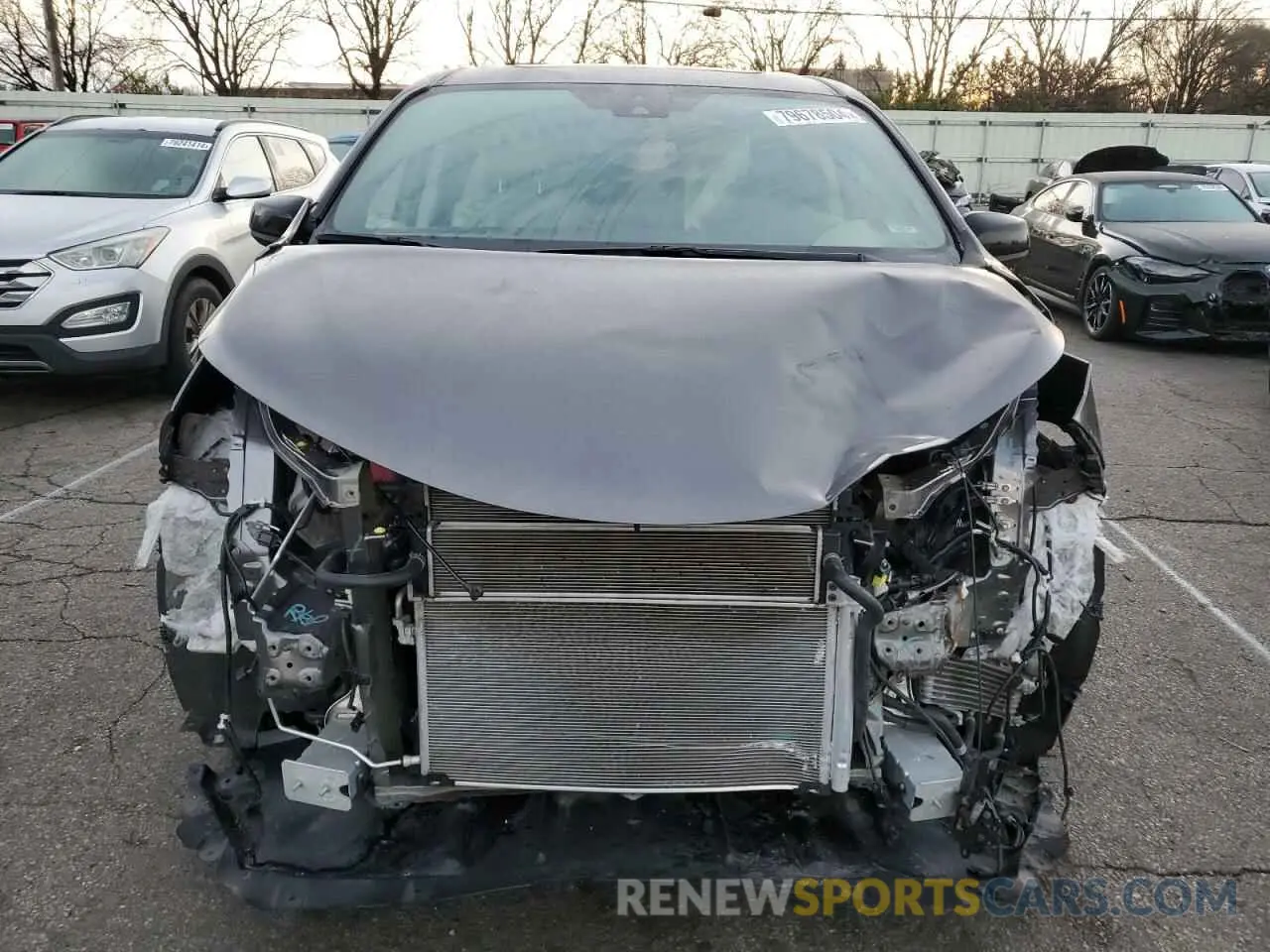5 Фотография поврежденного автомобиля 5TDDRKEC1NS078748 TOYOTA SIENNA 2022