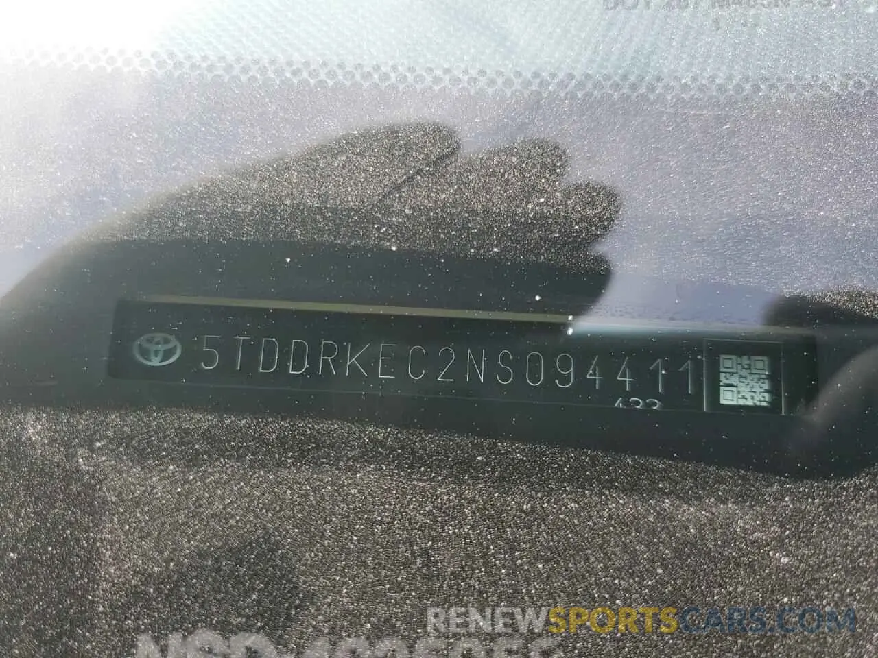13 Фотография поврежденного автомобиля 5TDDRKEC2NS094411 TOYOTA SIENNA 2022