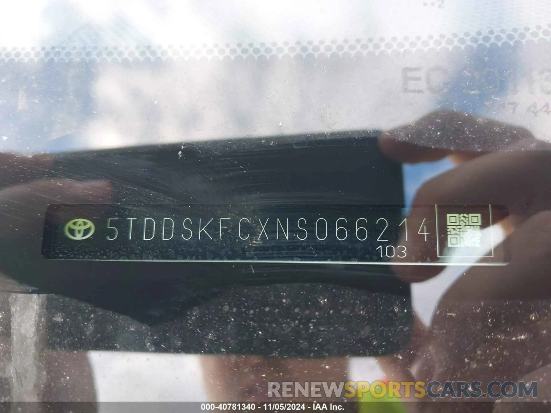 9 Фотография поврежденного автомобиля 5TDDSKFCXNS066214 TOYOTA SIENNA 2022