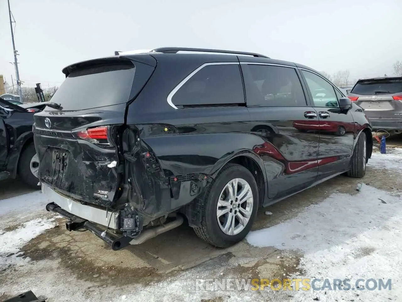 3 Фотография поврежденного автомобиля 5TDDSKFCXNS073003 TOYOTA SIENNA 2022