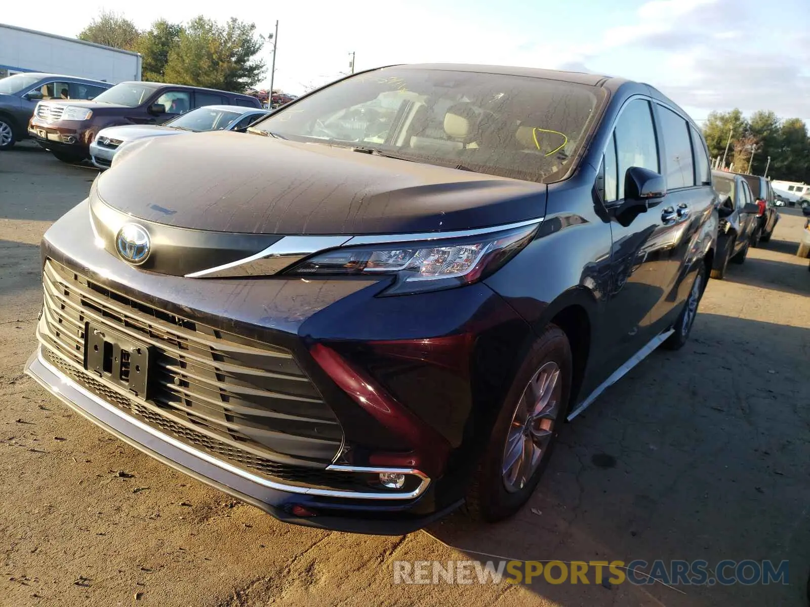 2 Фотография поврежденного автомобиля 5TDJRKEC1NS076811 TOYOTA SIENNA 2022