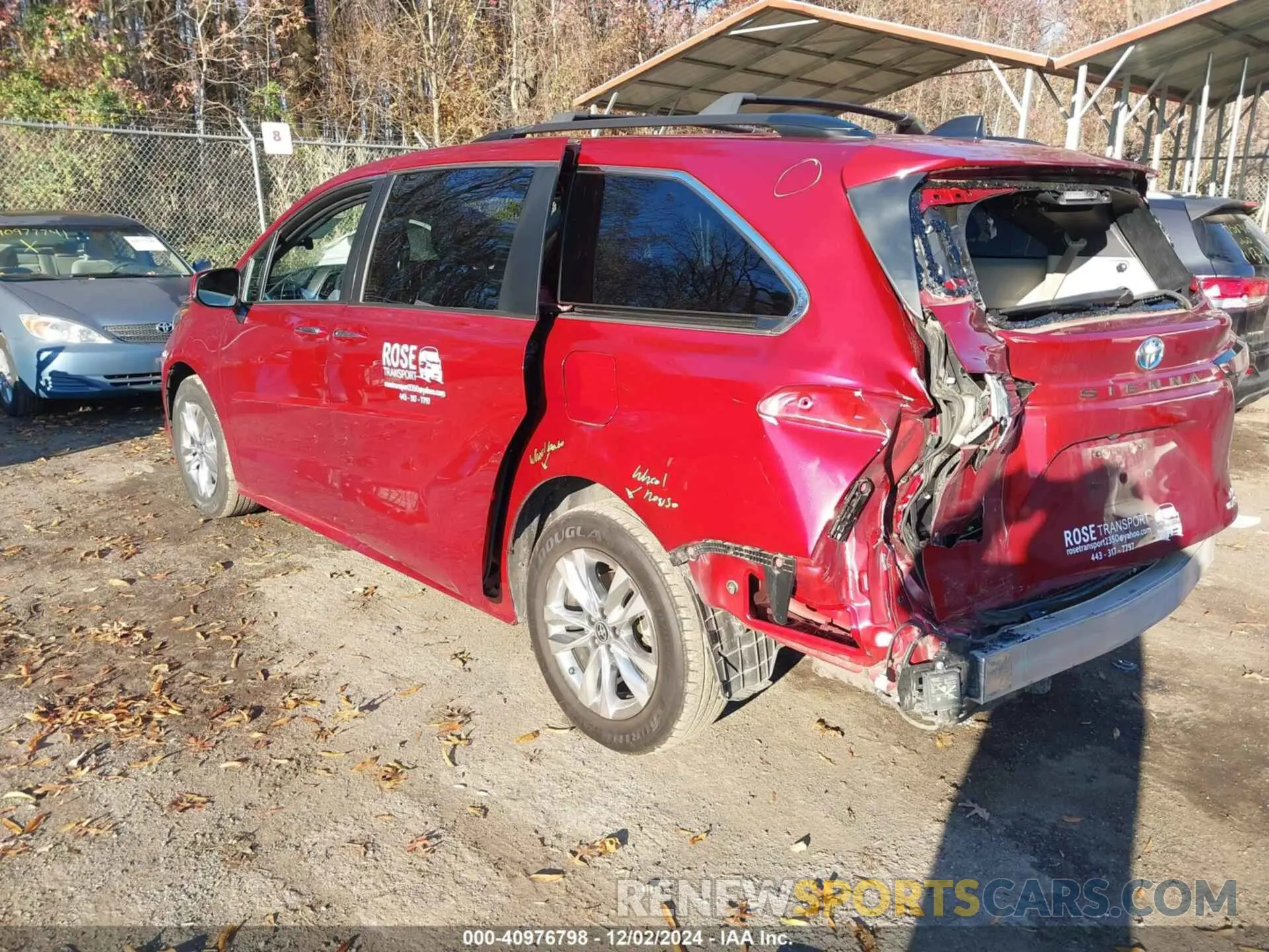 3 Фотография поврежденного автомобиля 5TDJRKEC5NS117585 TOYOTA SIENNA 2022