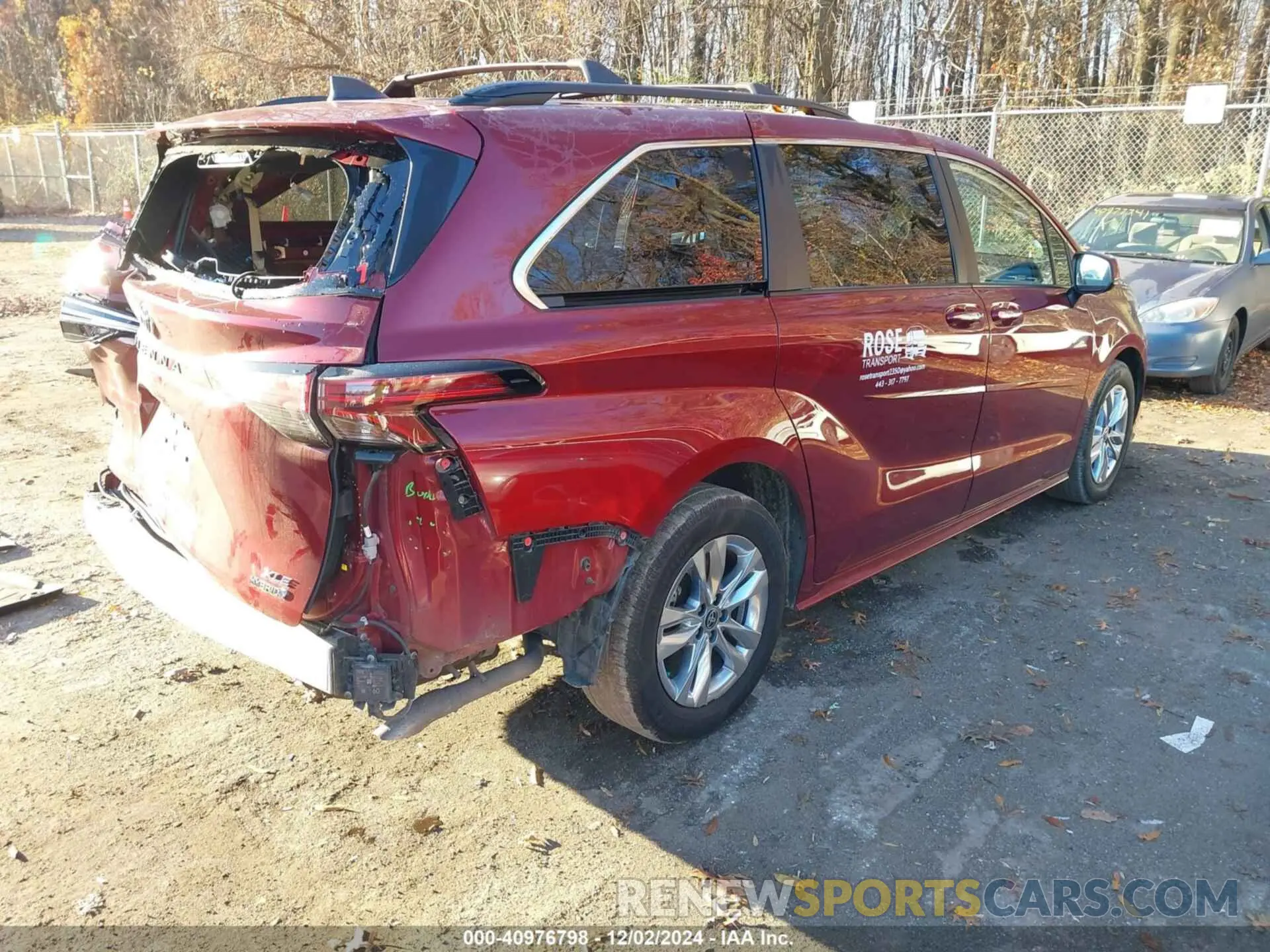 4 Фотография поврежденного автомобиля 5TDJRKEC5NS117585 TOYOTA SIENNA 2022