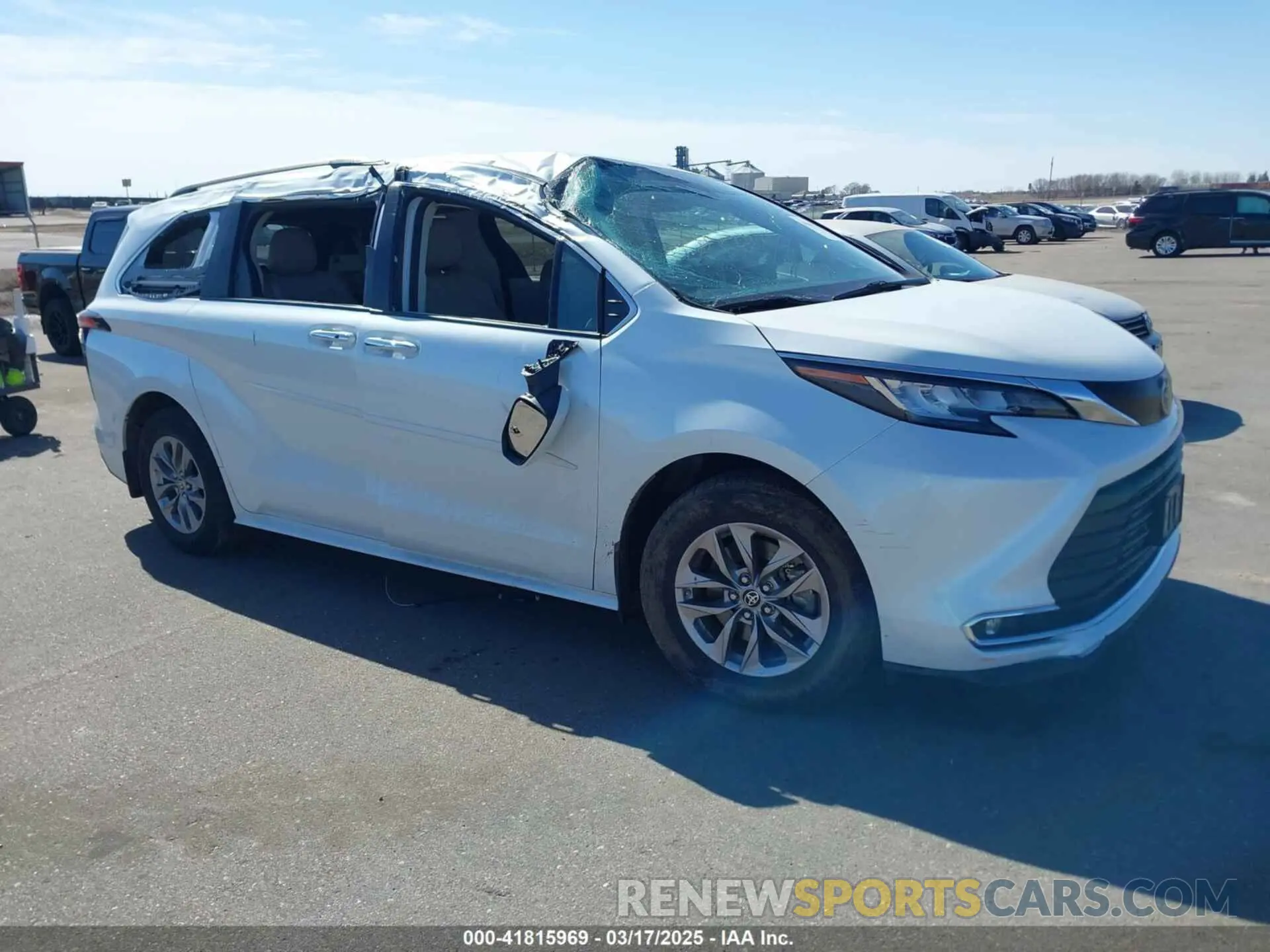 1 Фотография поврежденного автомобиля 5TDJSKFC7NS058980 TOYOTA SIENNA 2022