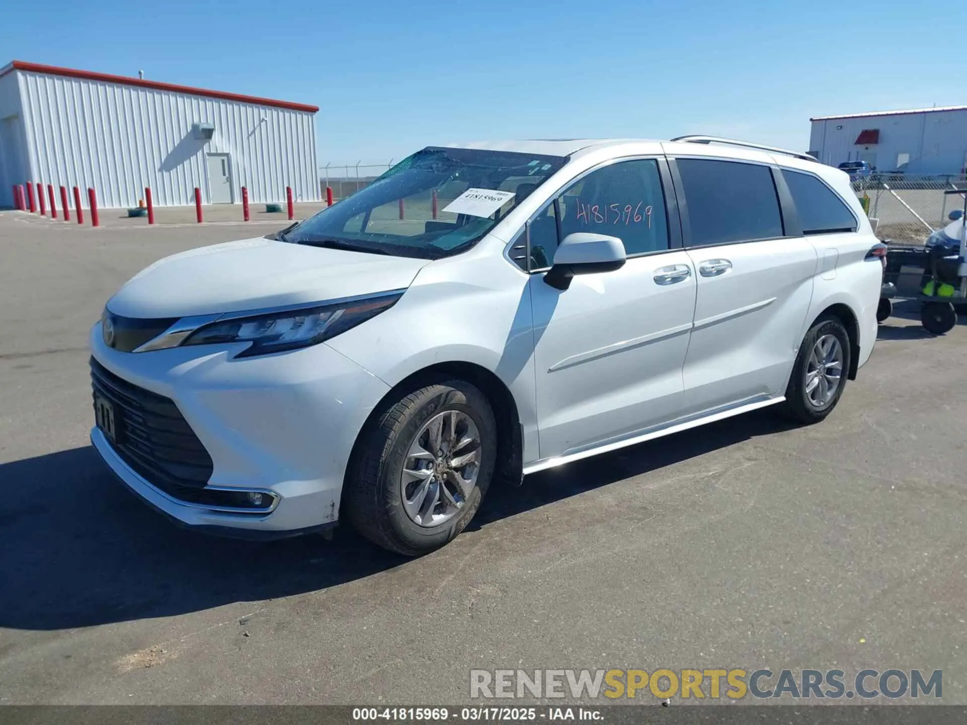 2 Фотография поврежденного автомобиля 5TDJSKFC7NS058980 TOYOTA SIENNA 2022
