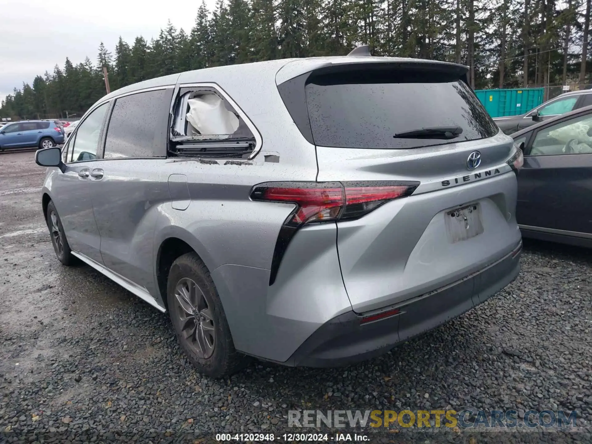 3 Фотография поврежденного автомобиля 5TDKRKEC1NS097081 TOYOTA SIENNA 2022