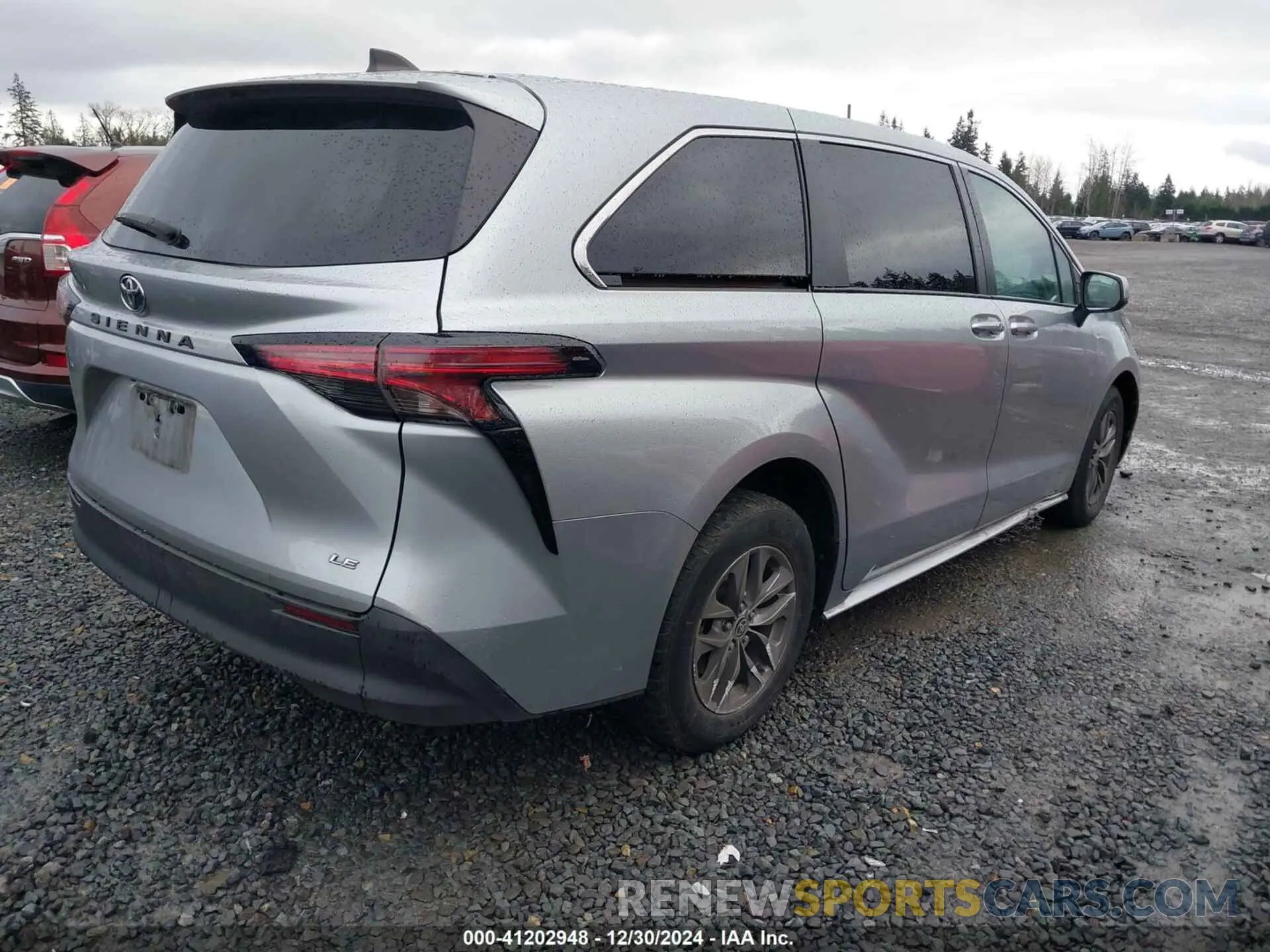 4 Фотография поврежденного автомобиля 5TDKRKEC1NS097081 TOYOTA SIENNA 2022