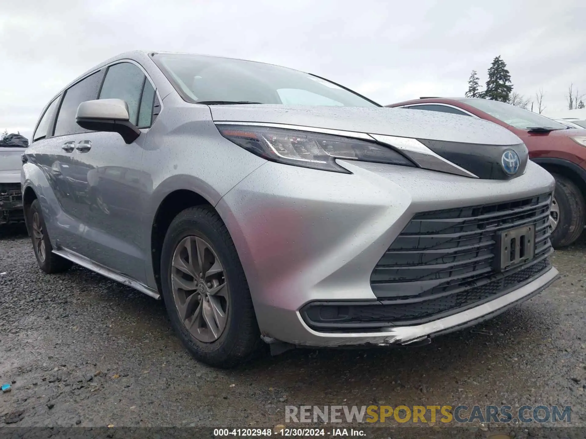 6 Фотография поврежденного автомобиля 5TDKRKEC1NS097081 TOYOTA SIENNA 2022