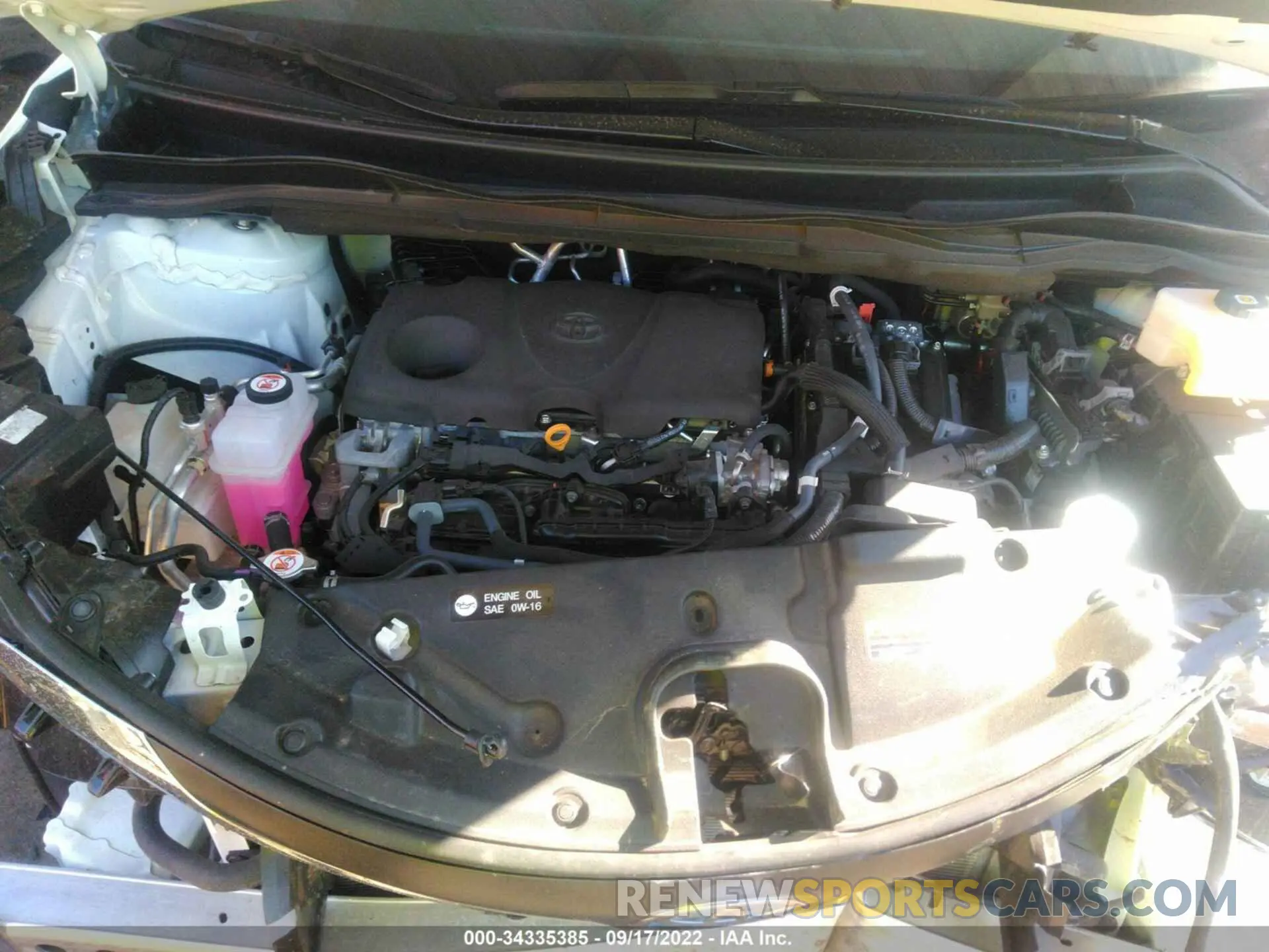 10 Photograph of a damaged car 5TDKRKEC4NS082722 TOYOTA SIENNA 2022