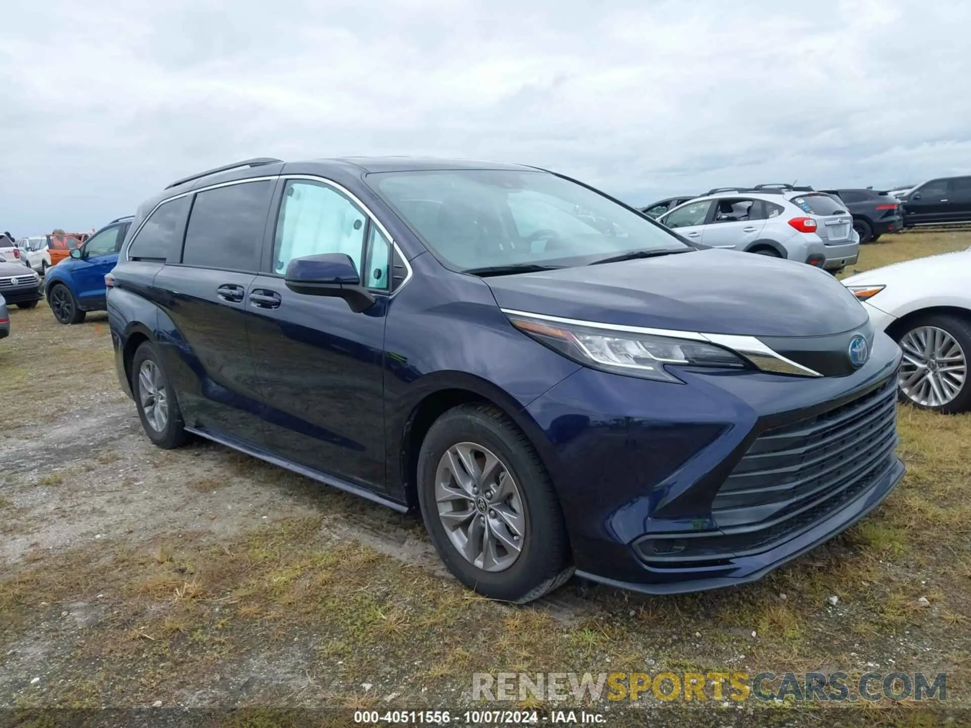 1 Фотография поврежденного автомобиля 5TDKRKEC5NS094328 TOYOTA SIENNA 2022