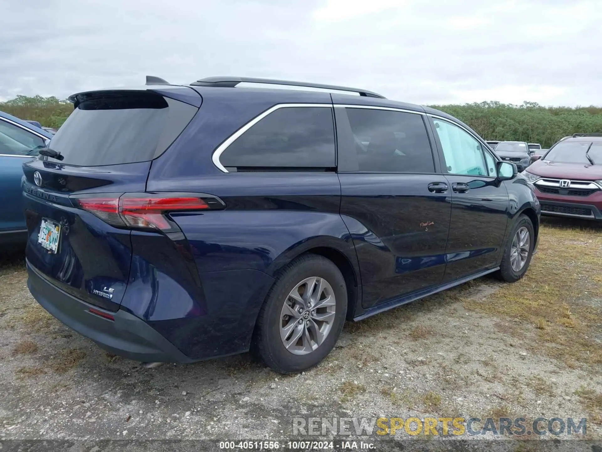 4 Фотография поврежденного автомобиля 5TDKRKEC5NS094328 TOYOTA SIENNA 2022