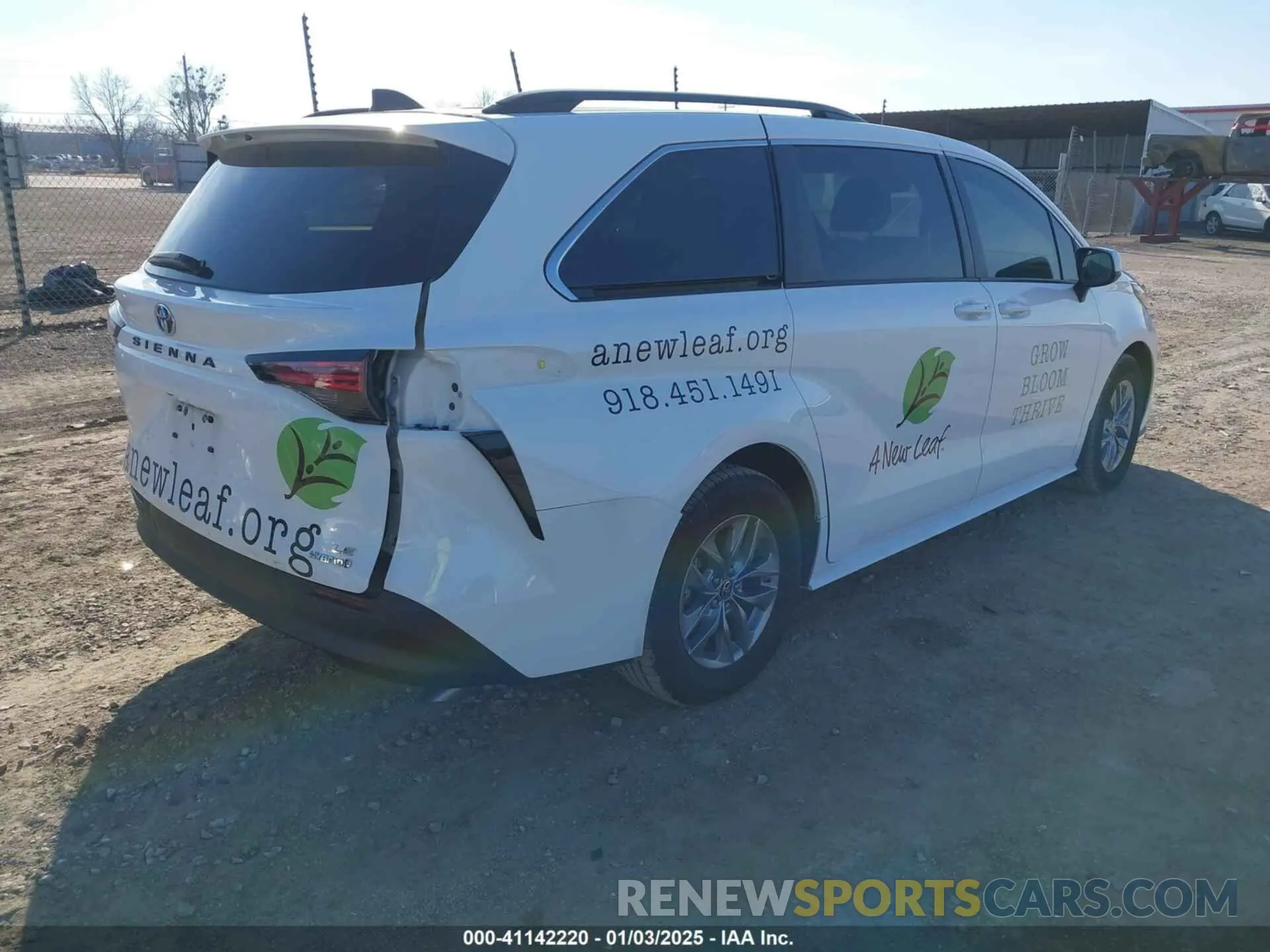 4 Фотография поврежденного автомобиля 5TDKRKEC9NS110045 TOYOTA SIENNA 2022