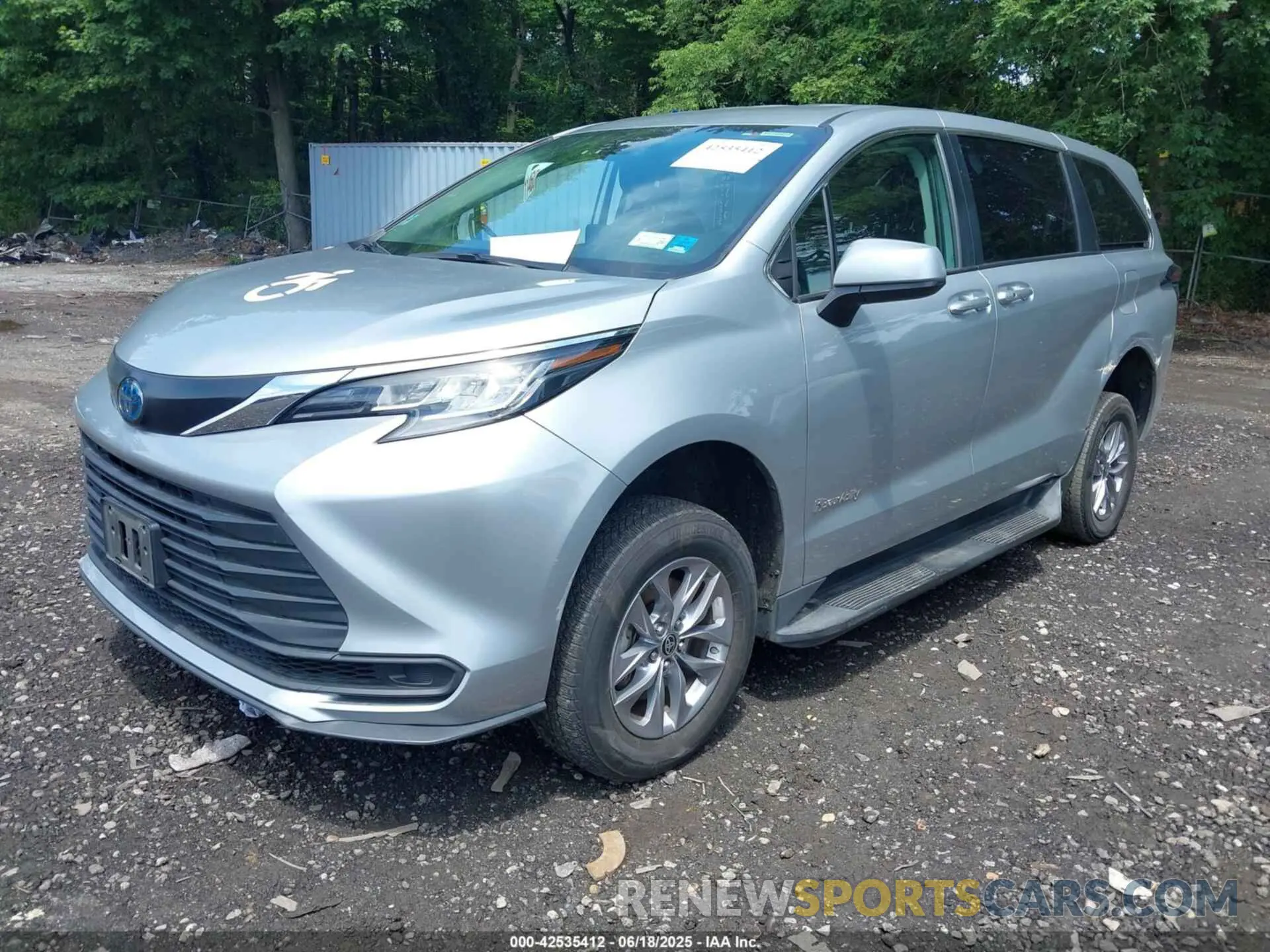 2 Фотография поврежденного автомобиля 5TDKRKEC9NS118226 TOYOTA SIENNA 2022