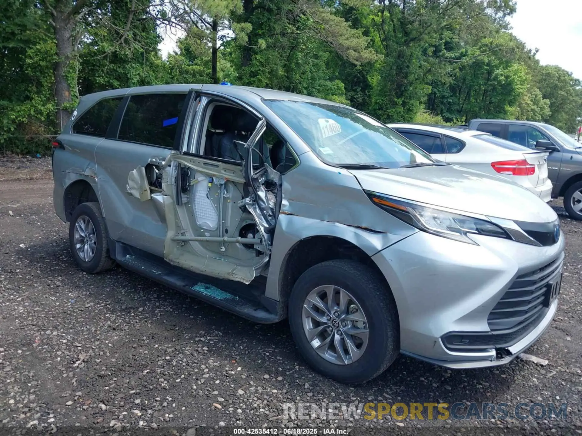 6 Фотография поврежденного автомобиля 5TDKRKEC9NS118226 TOYOTA SIENNA 2022
