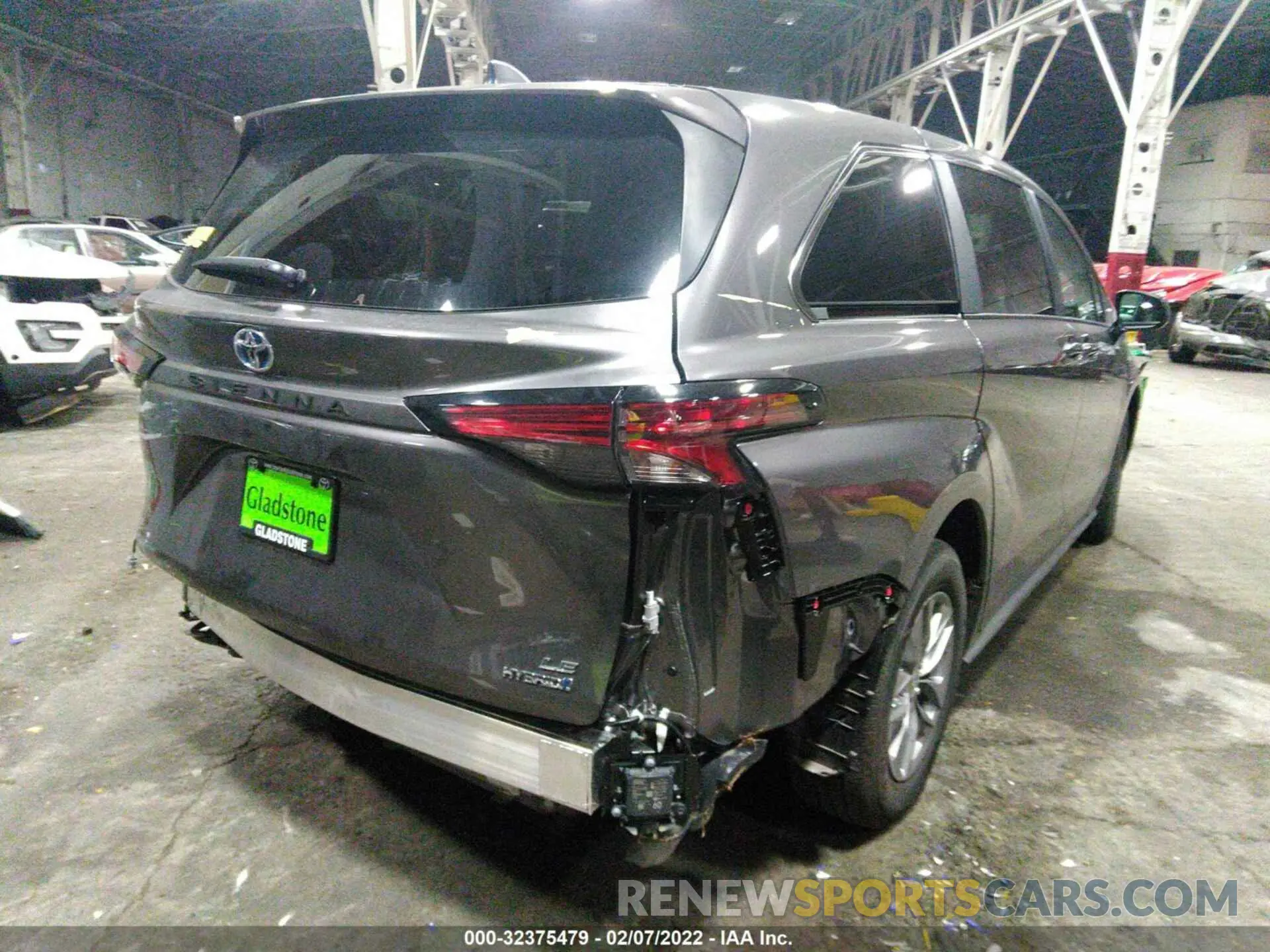 4 Фотография поврежденного автомобиля 5TDKSKFC7NS046042 TOYOTA SIENNA 2022